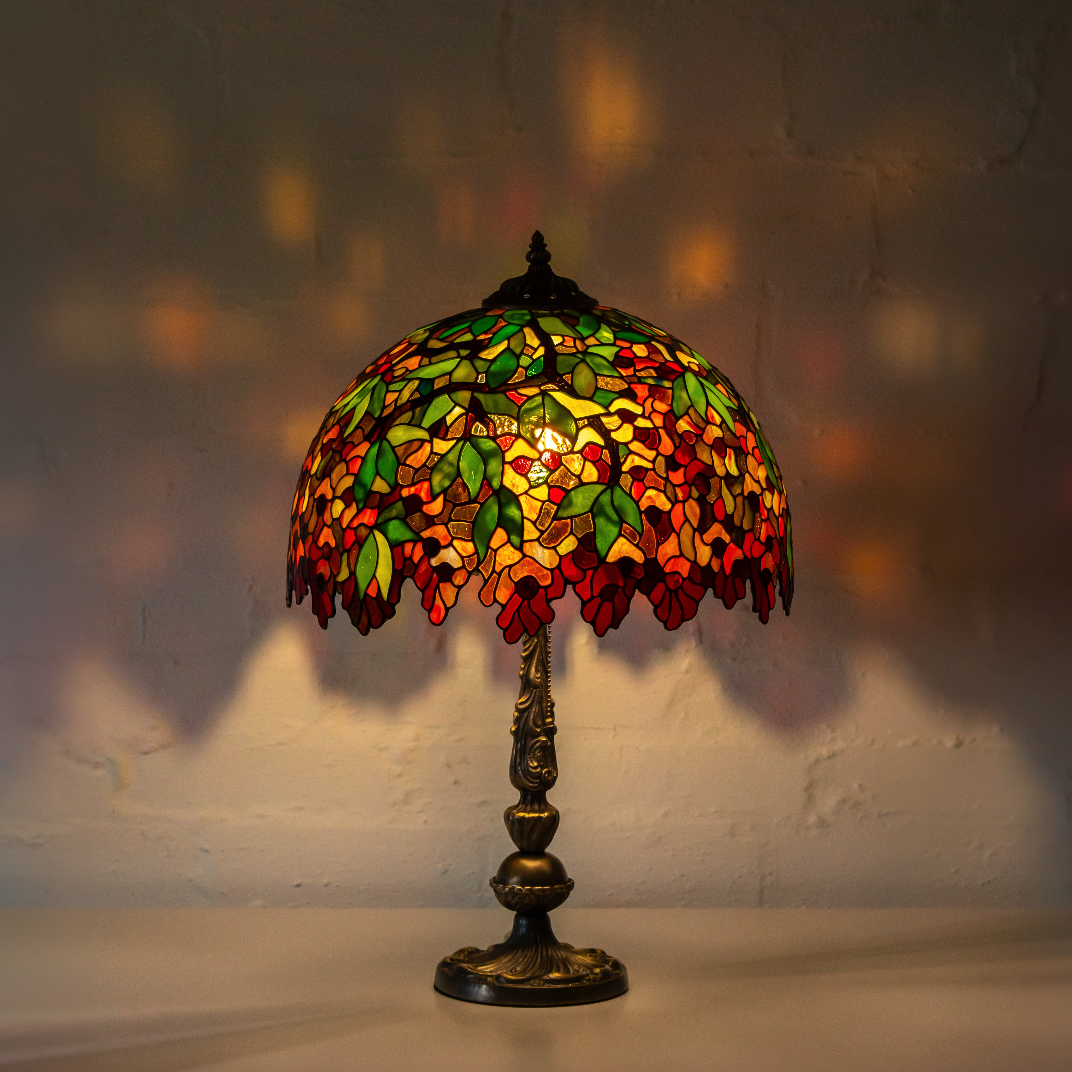Stained glass lamps