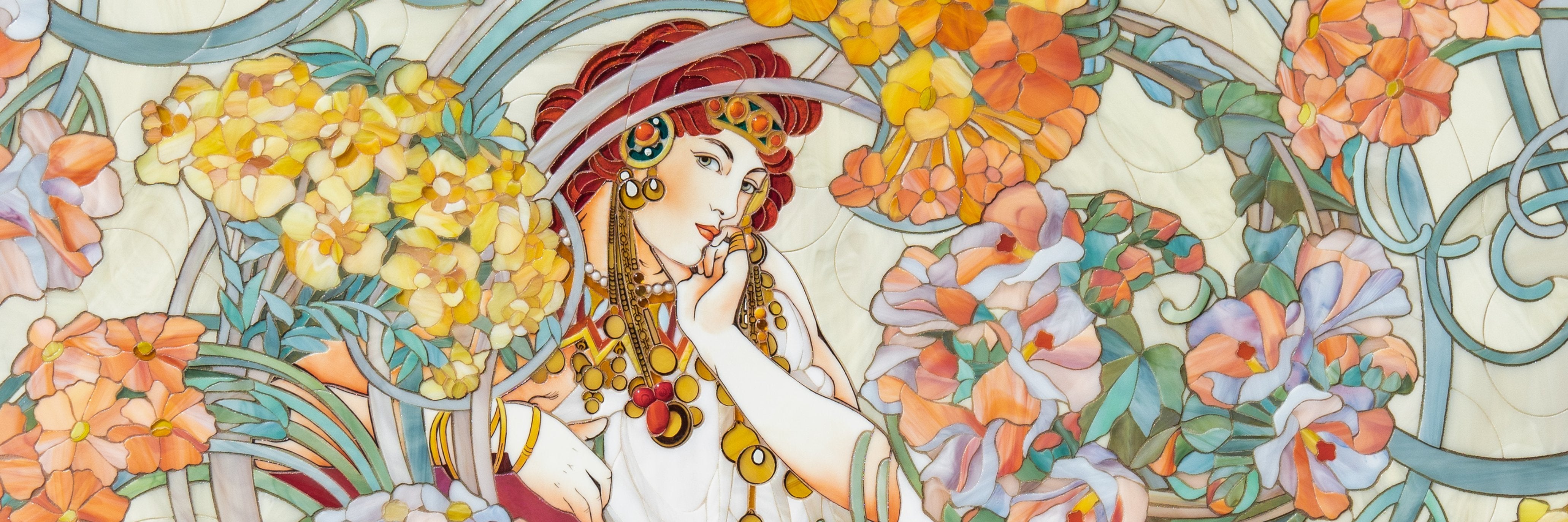 Stained glass mosaics
