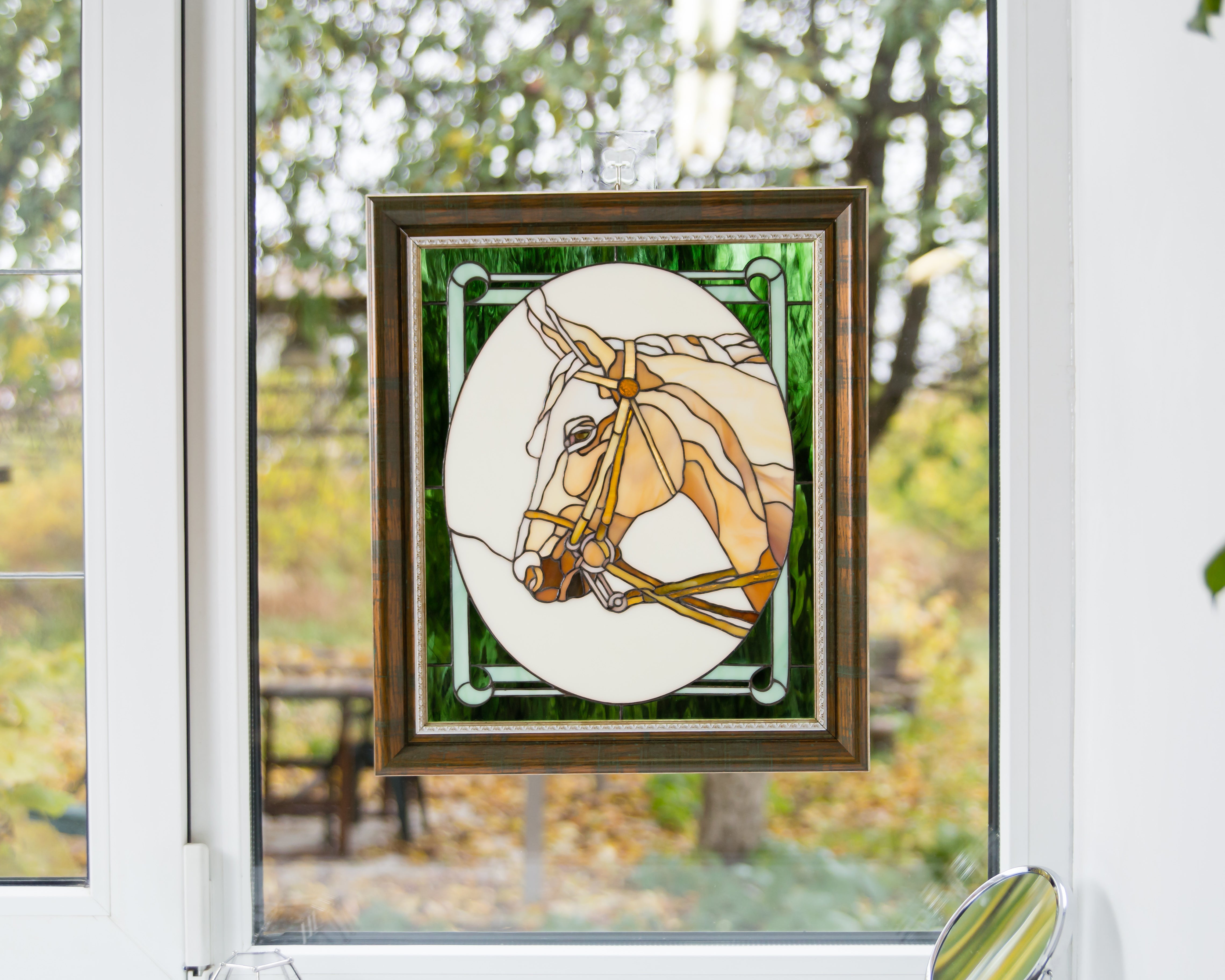 Animals stained glass
