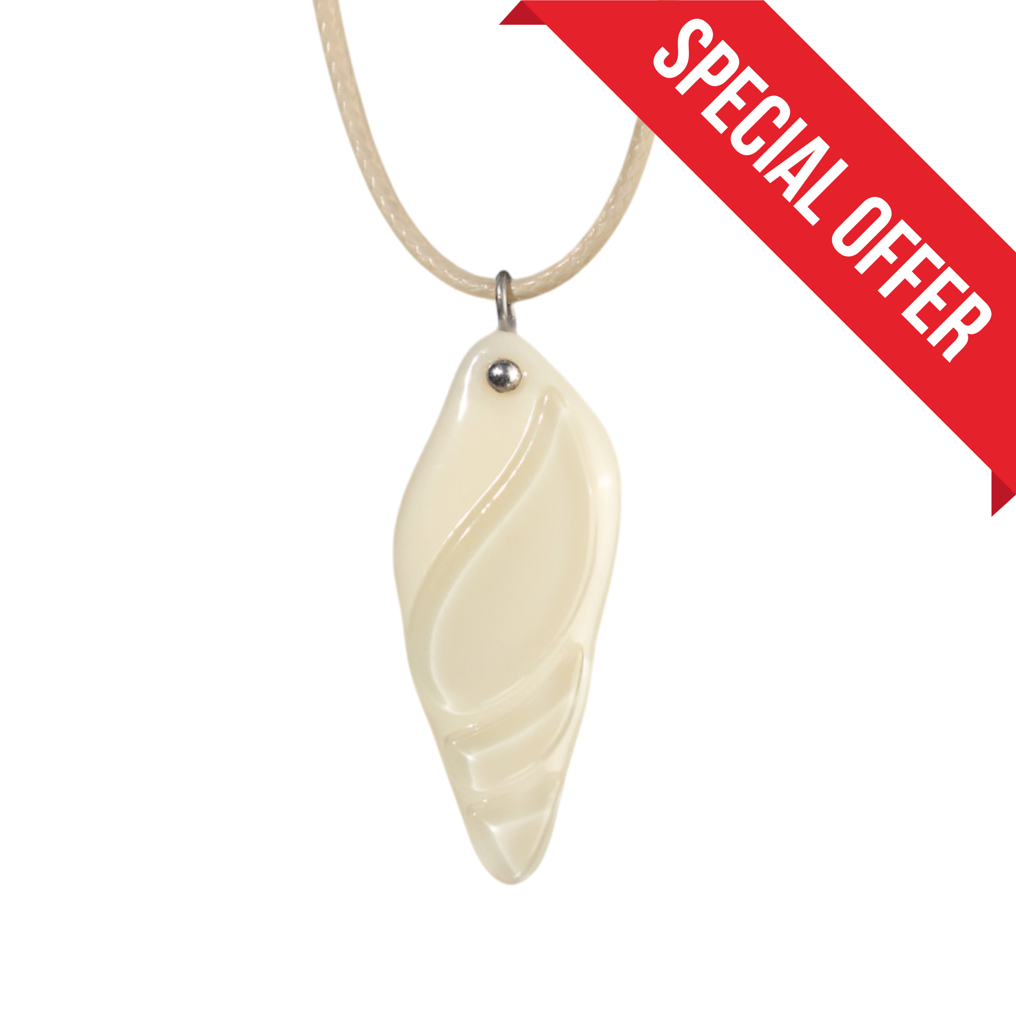 Spiral Shell - Stained Glass Necklace