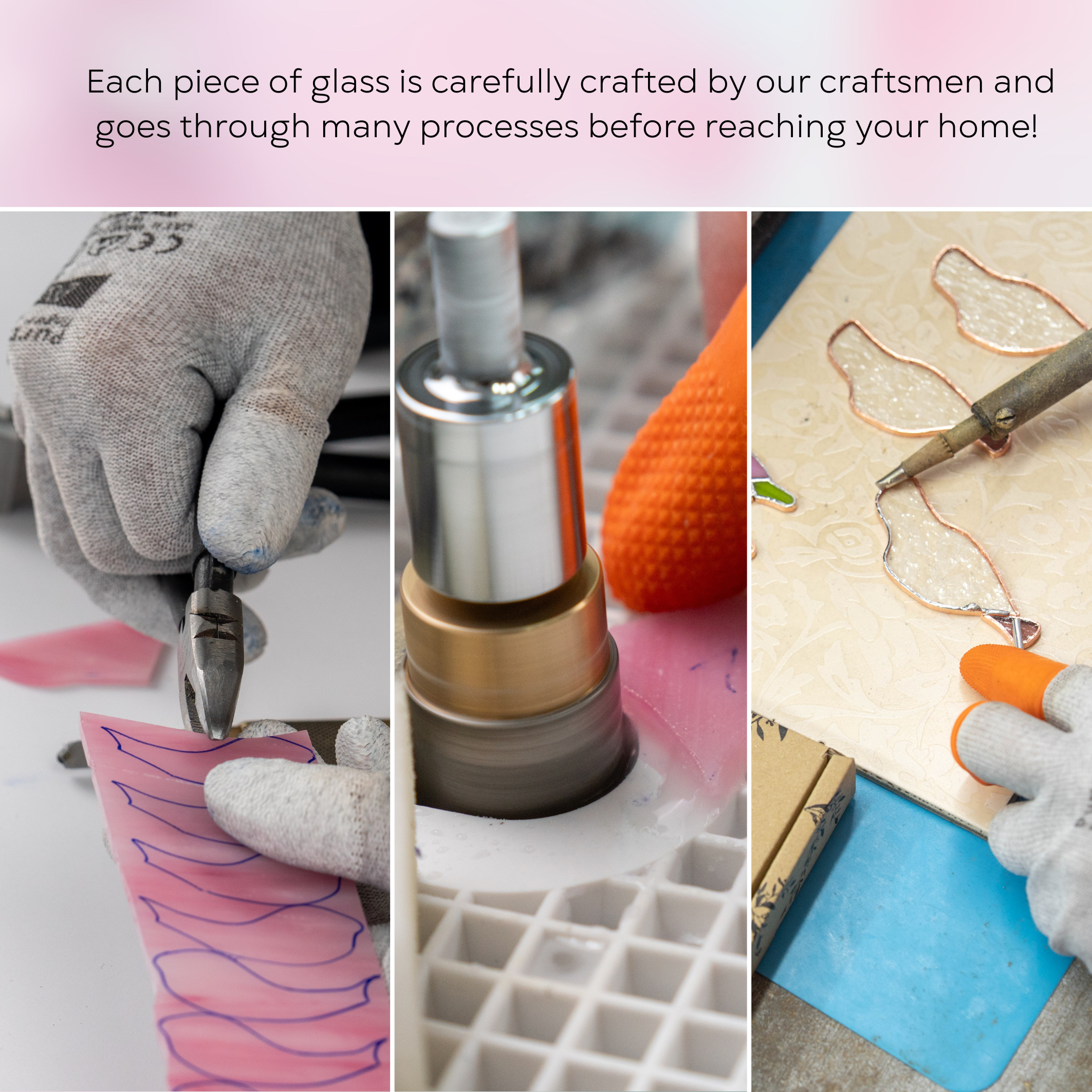 Stained glass bird - Hummingbird window hanging