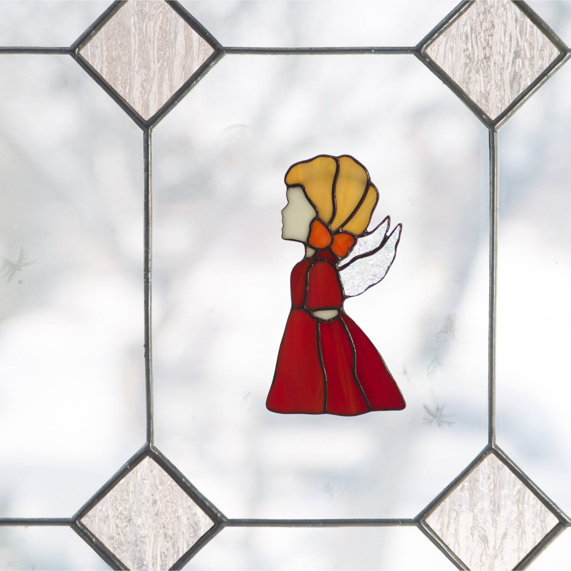 Angel Girl - Stained Glass Suncatcher