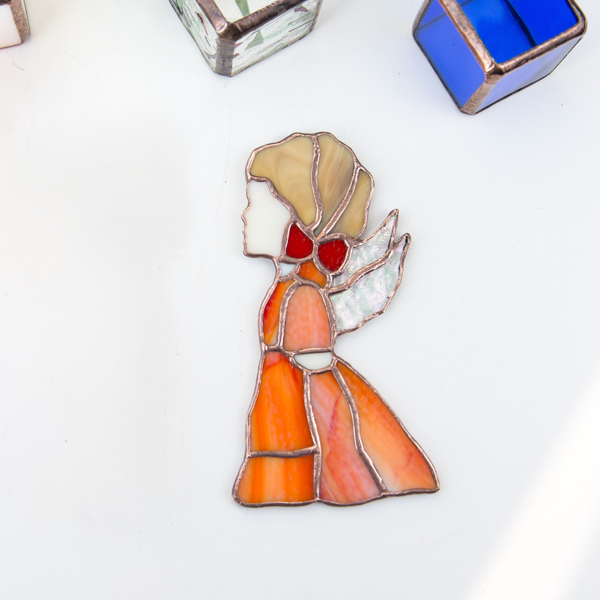 Angel Girl - Stained Glass Suncatcher