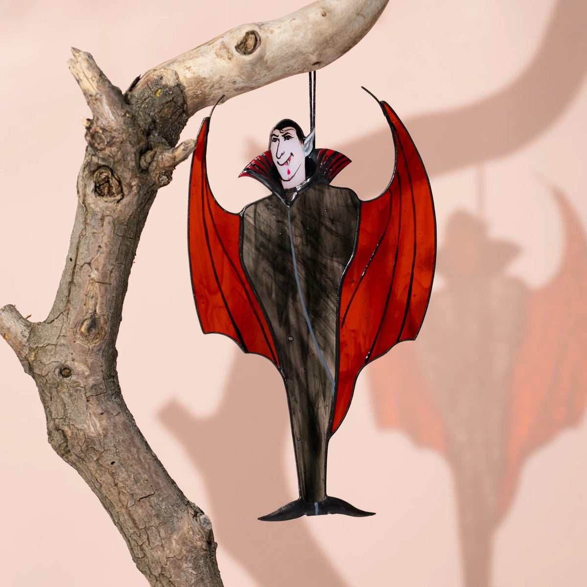 Proud Dracula - Stained Glass Suncatcher