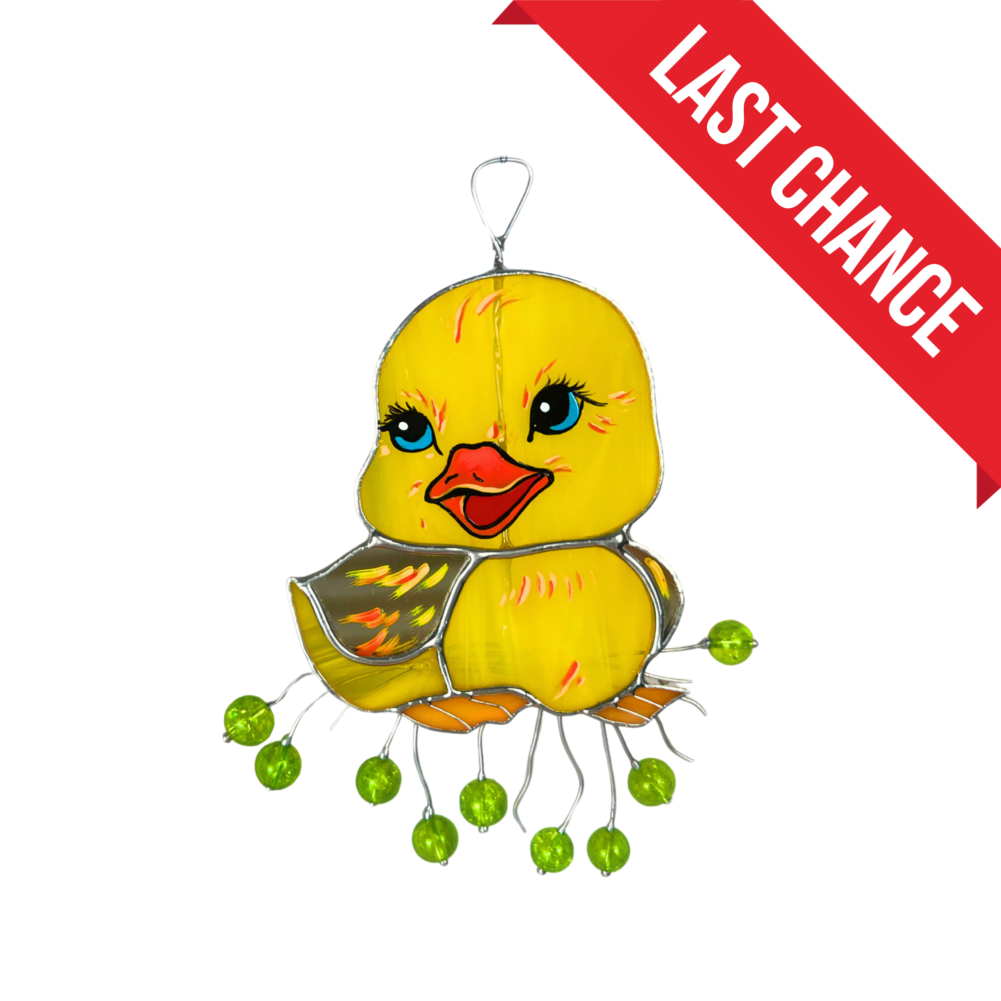 Yellow Duck - Stained Glass Suncatcher