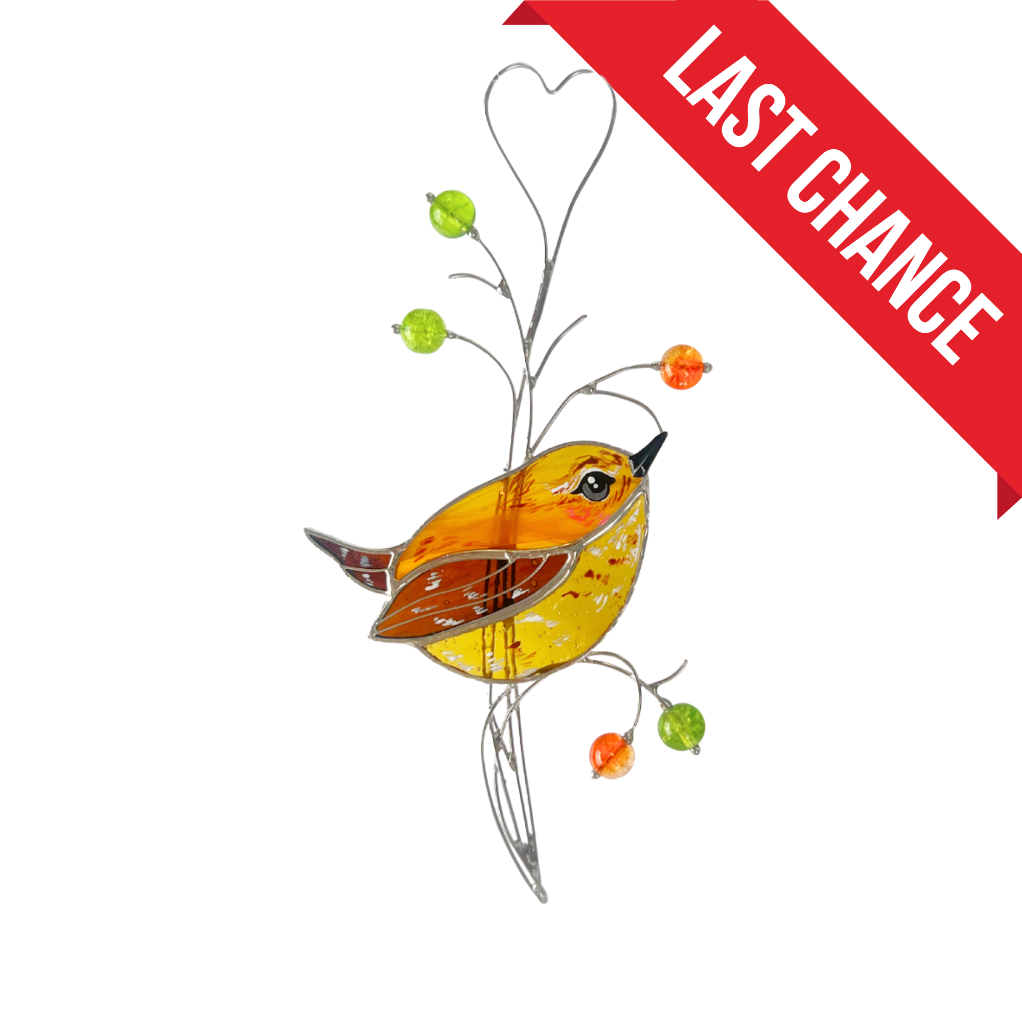 Carolina Wren - Stained Glass Suncatcher