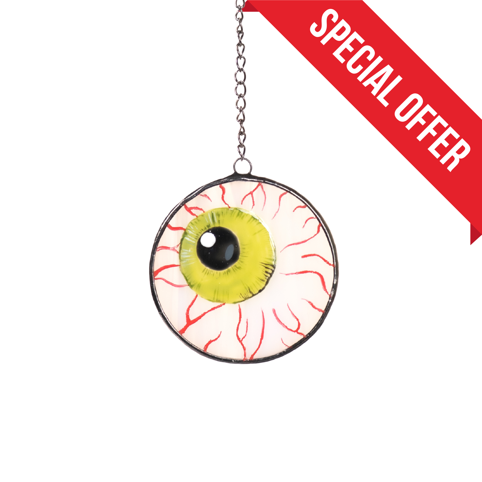 Green Eye - Stained Glass Suncatcher