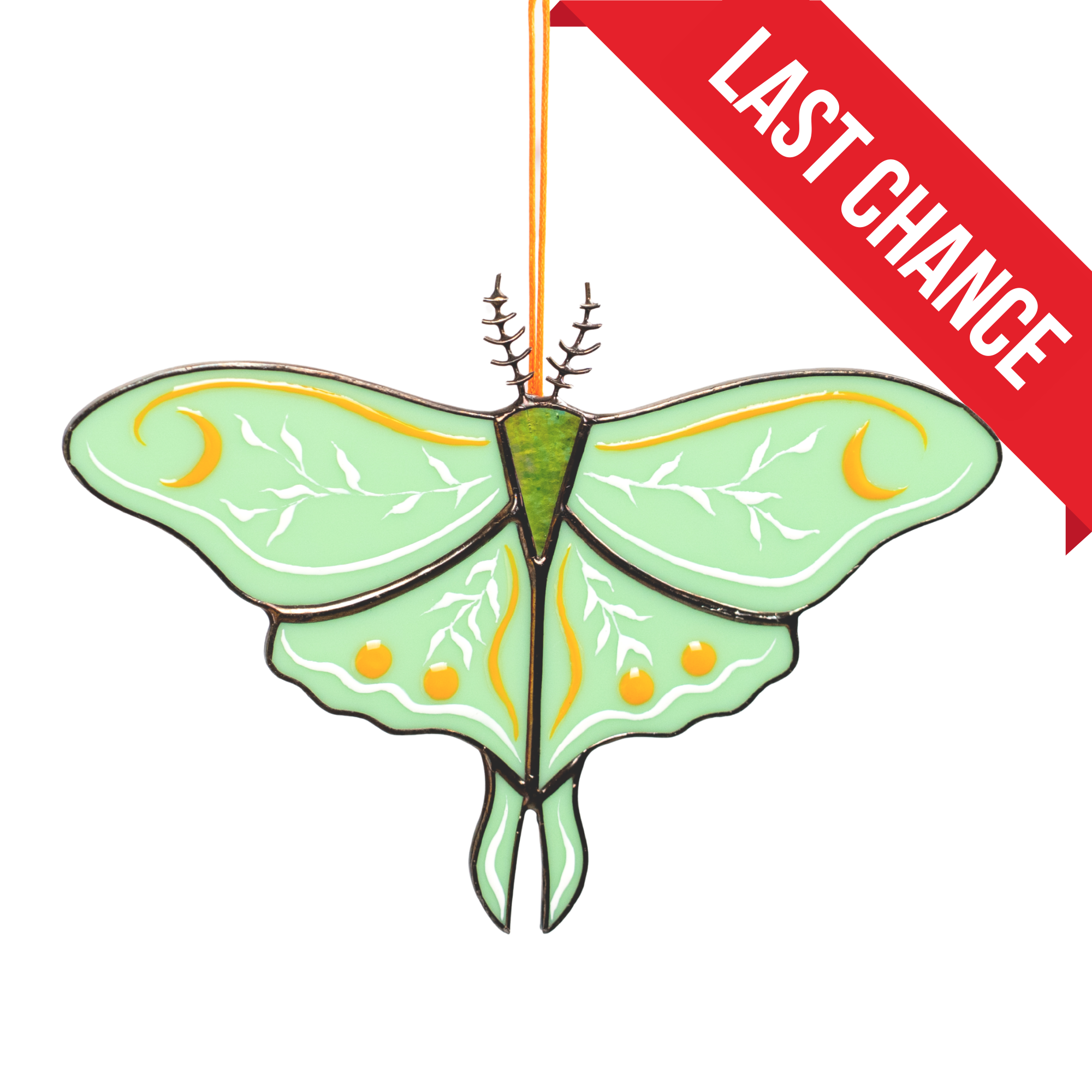 Tiffany Moth - Stained Glass Suncatcher