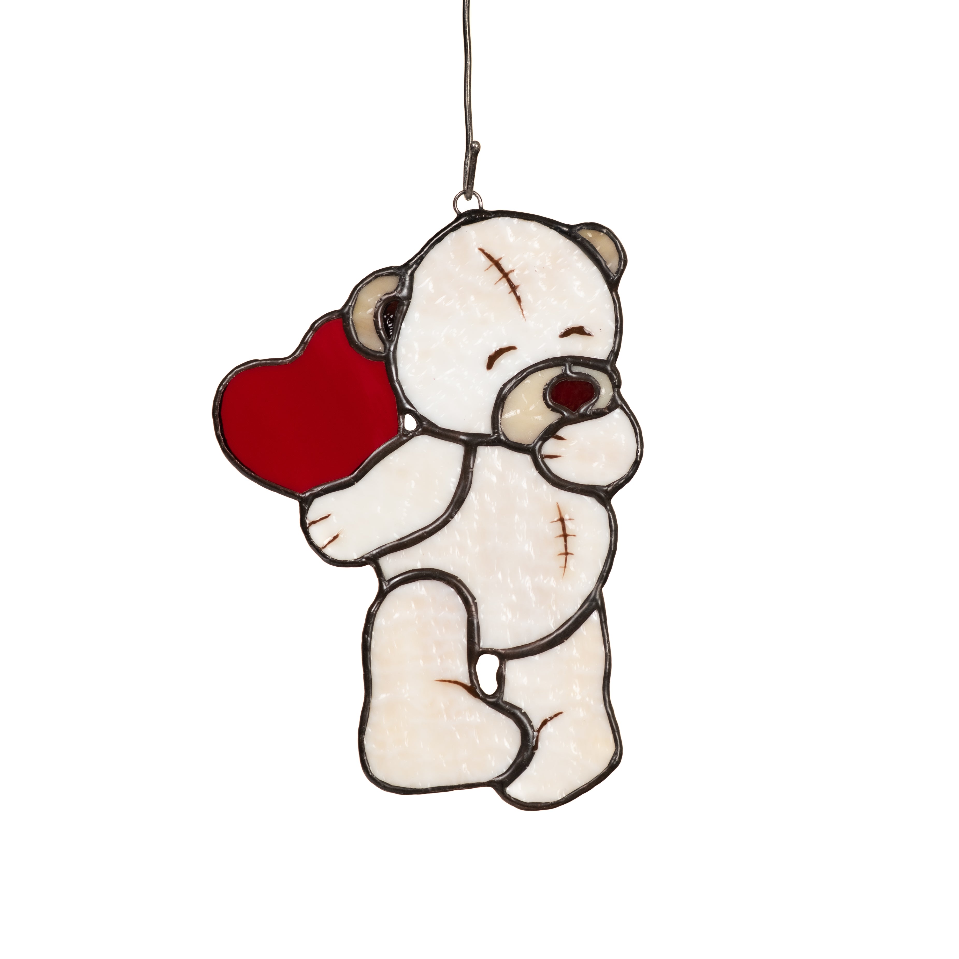Teddy Bear - Stained Glass Suncatcher