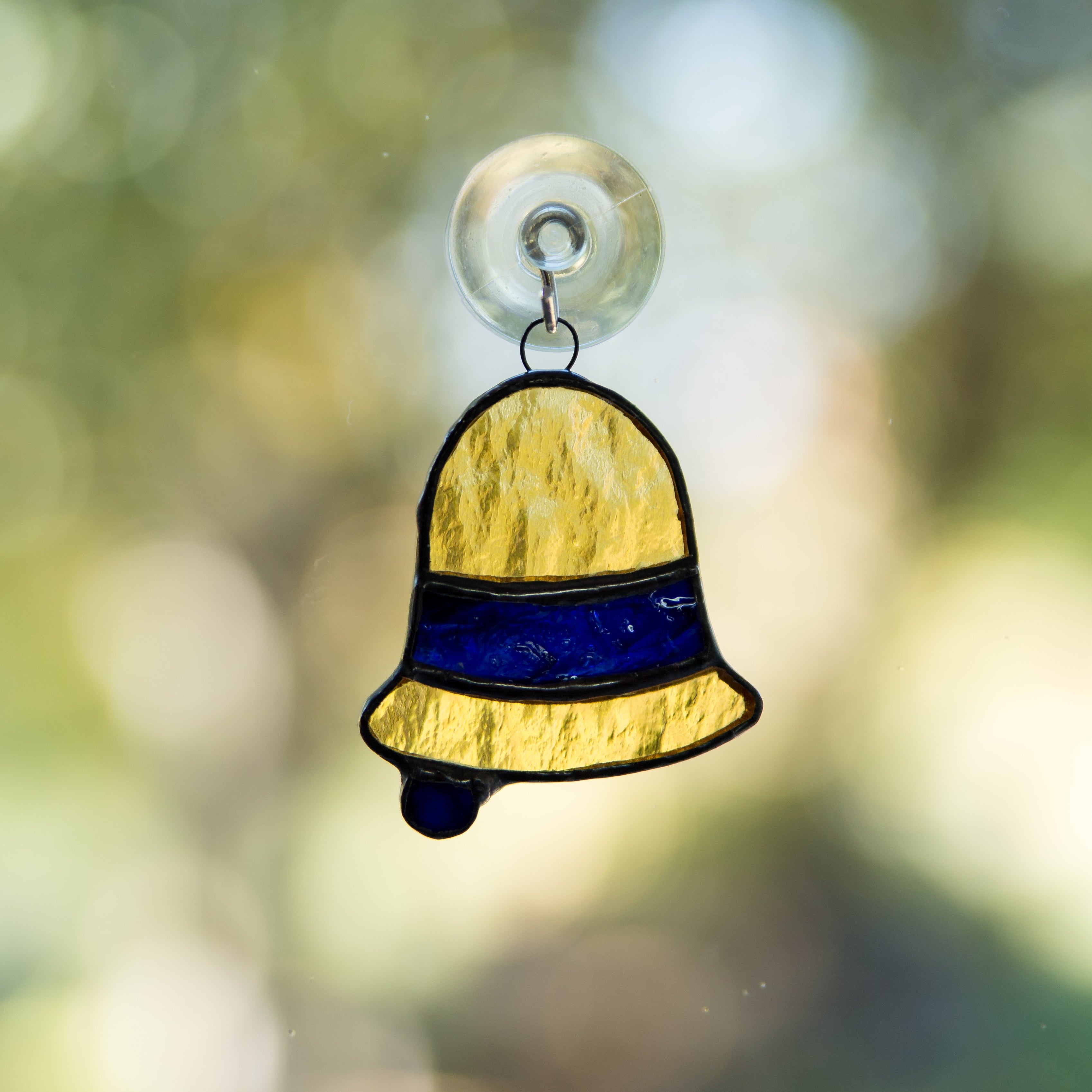Christmas Mini Bell - Stained Glass Suncatcher