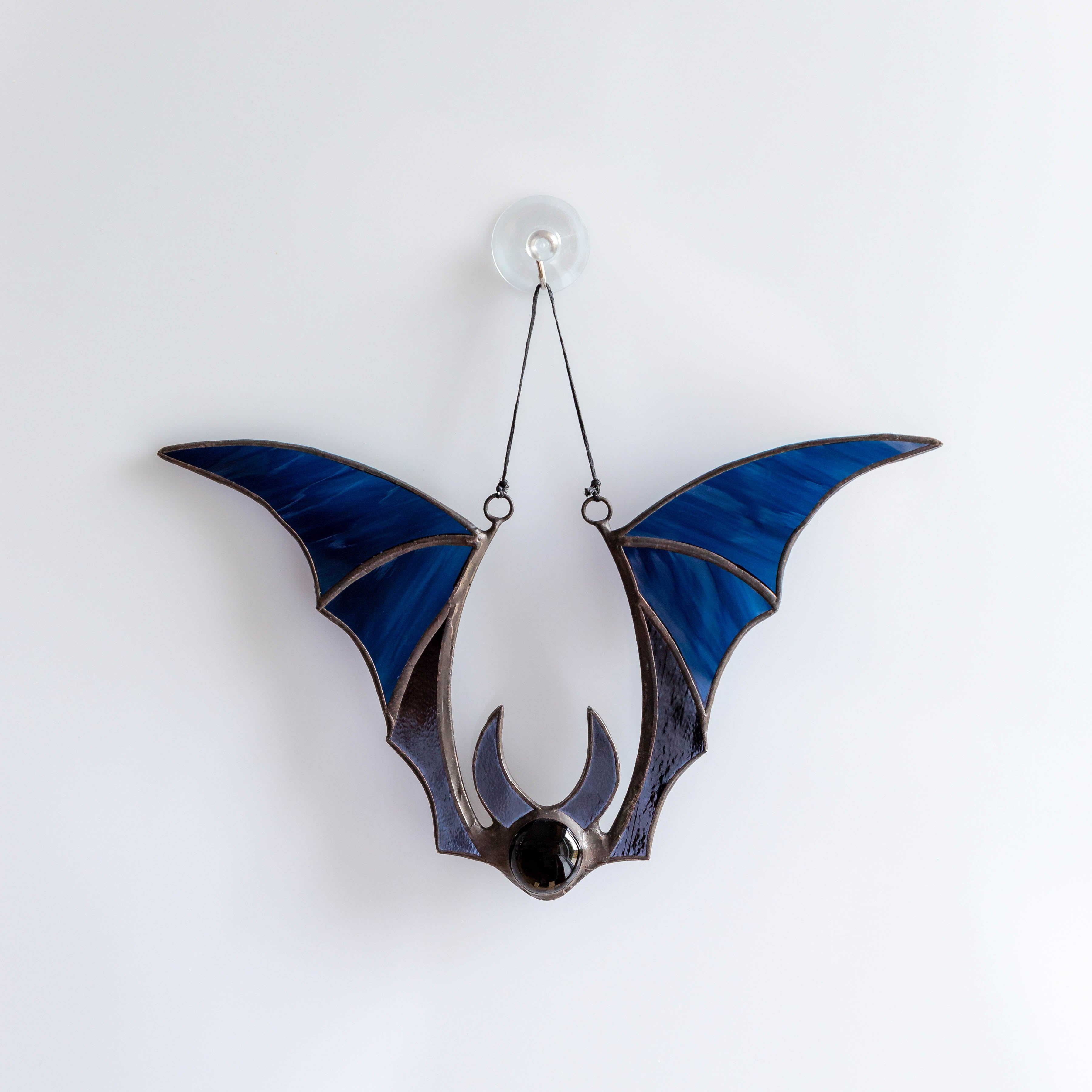 Blue bat window hanging