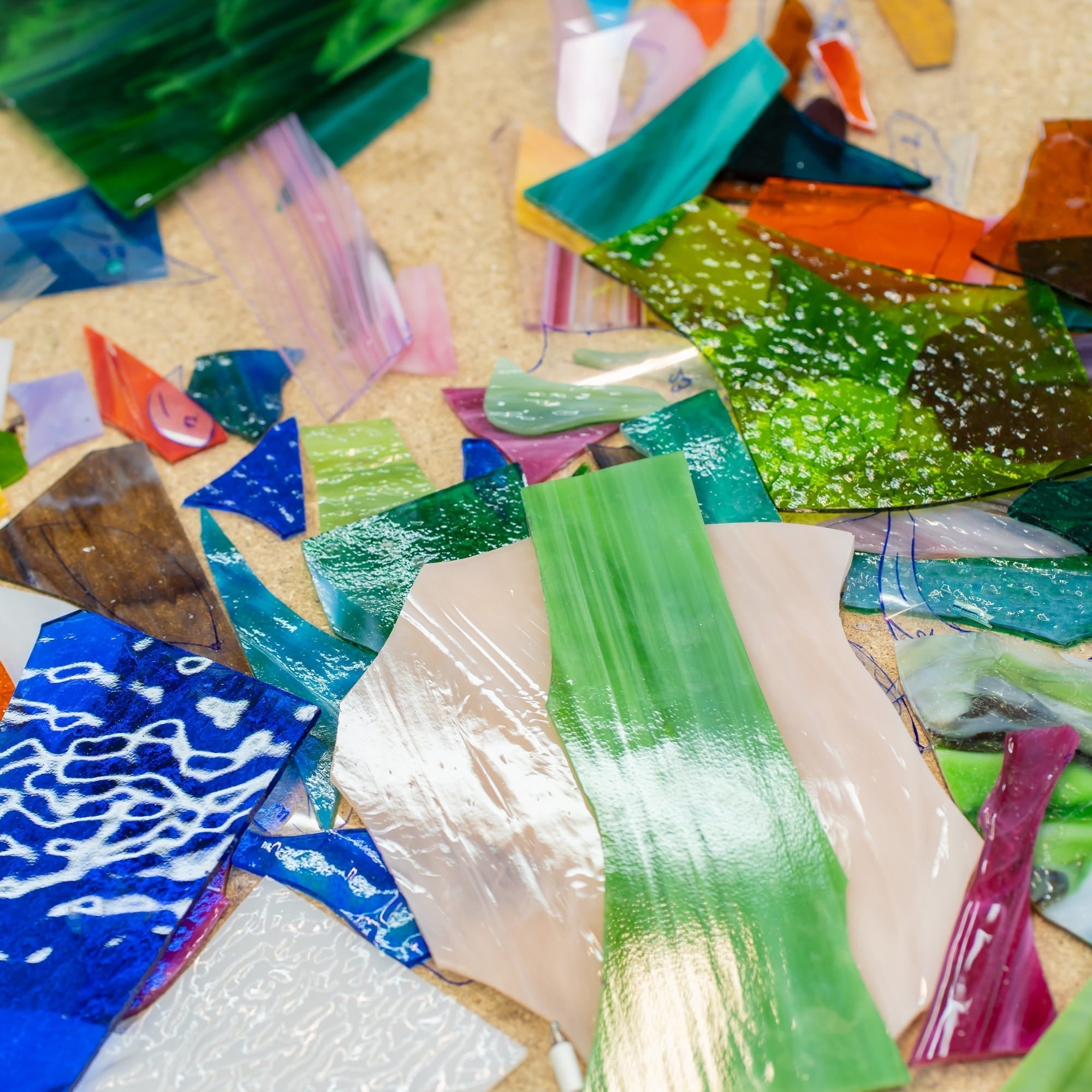 the history of stained glass