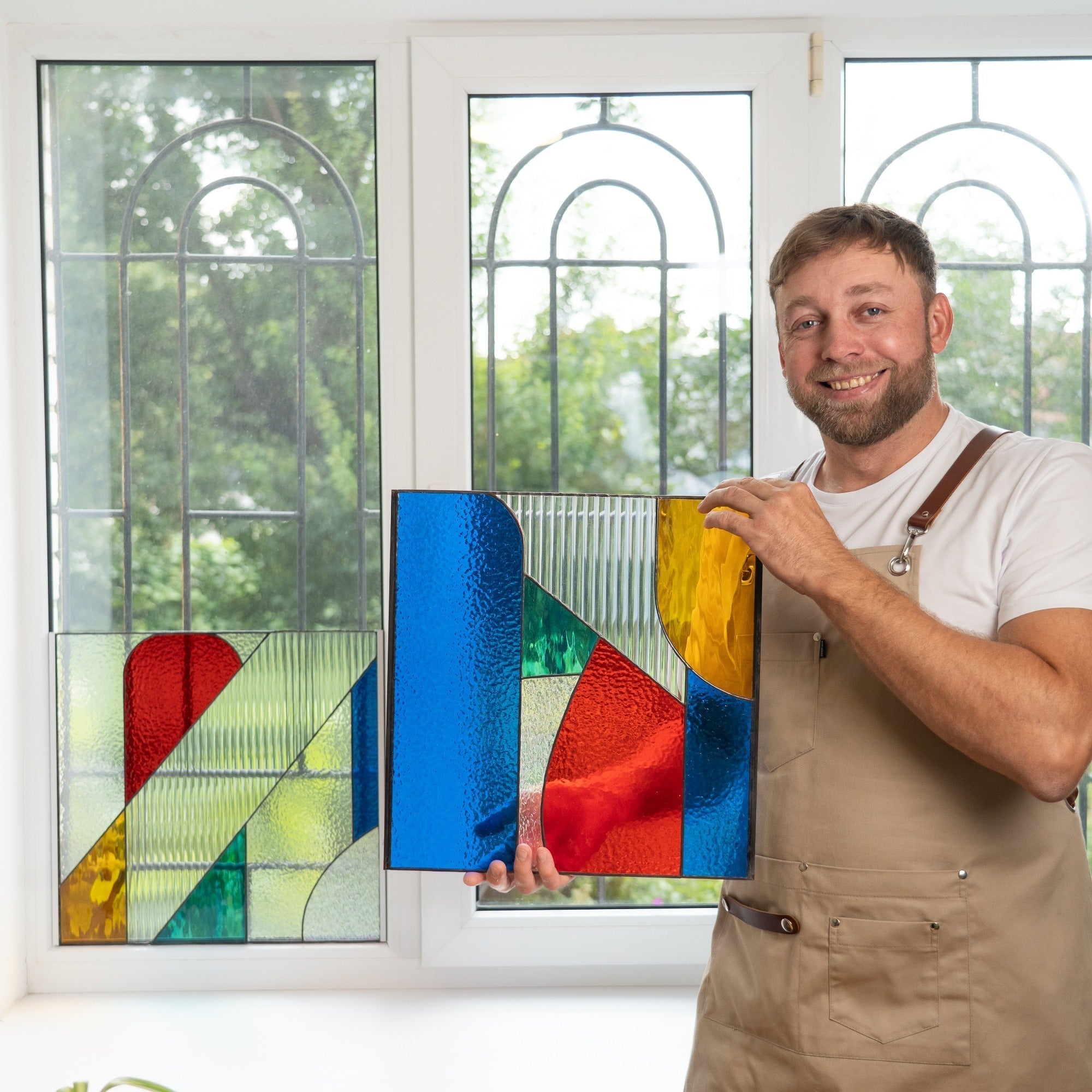 Perfect Stained Glass Panel