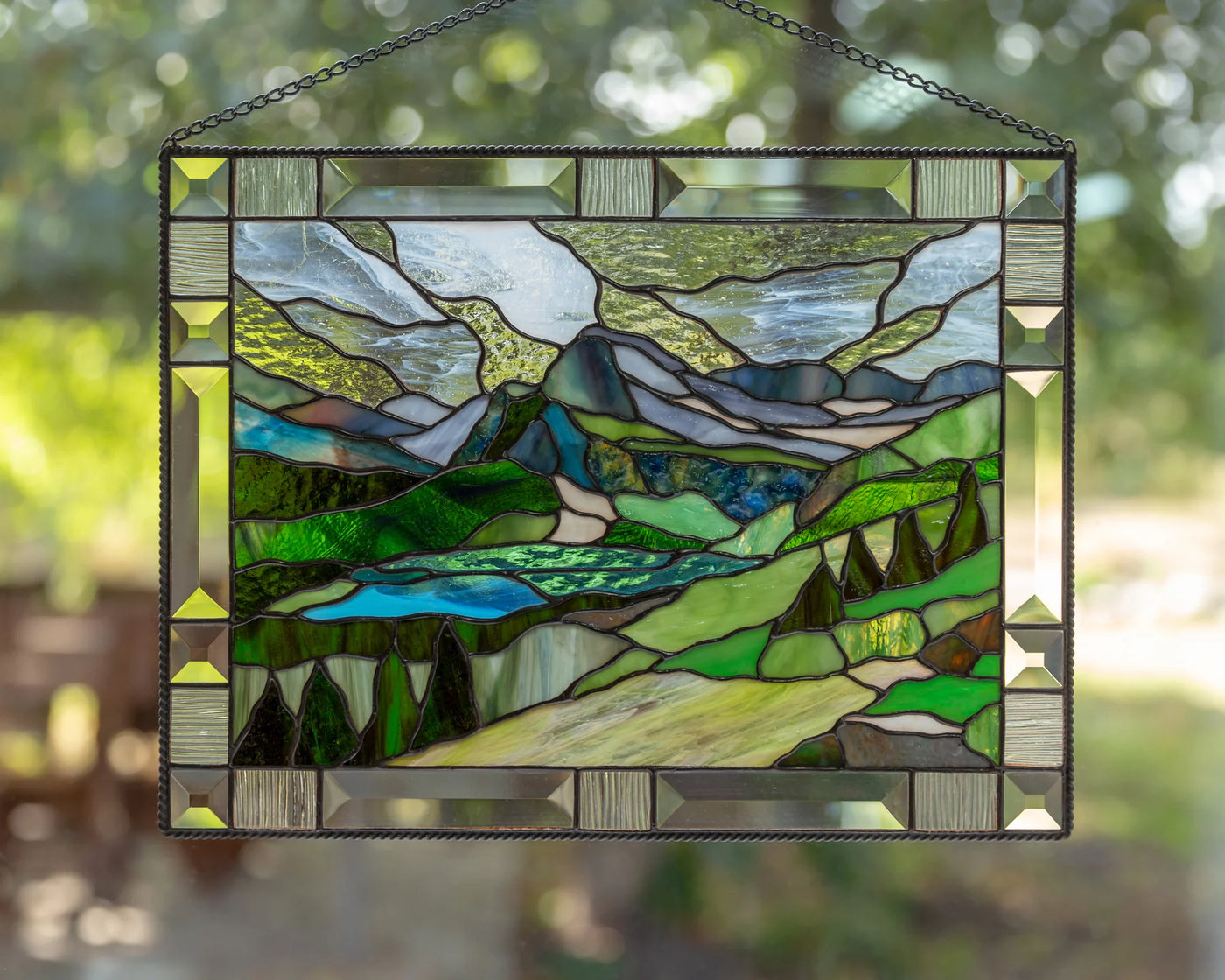 Stained glass landscapes