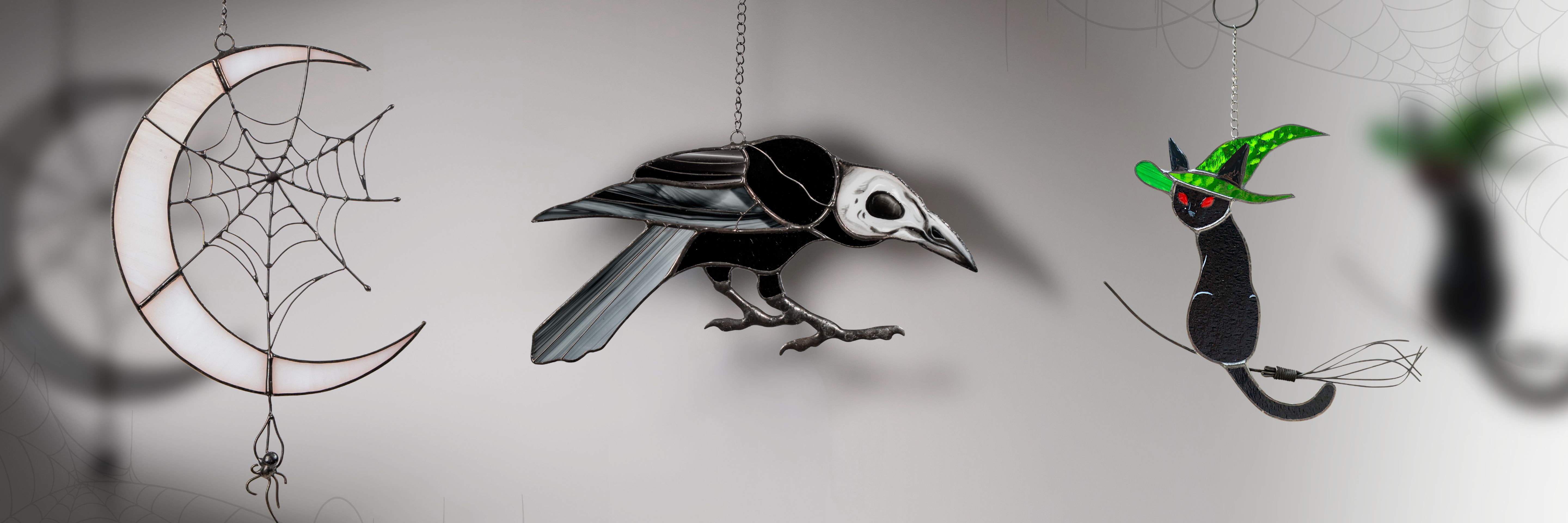 Halloween stained glass