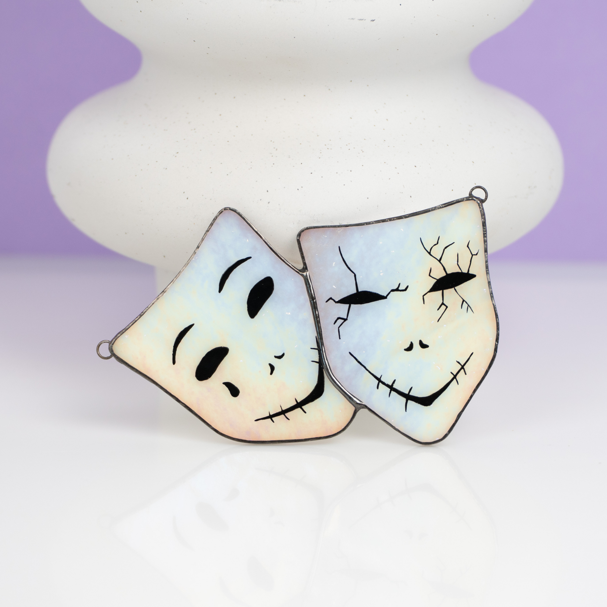 Masquerade Masks - Stained Glass Suncatcher