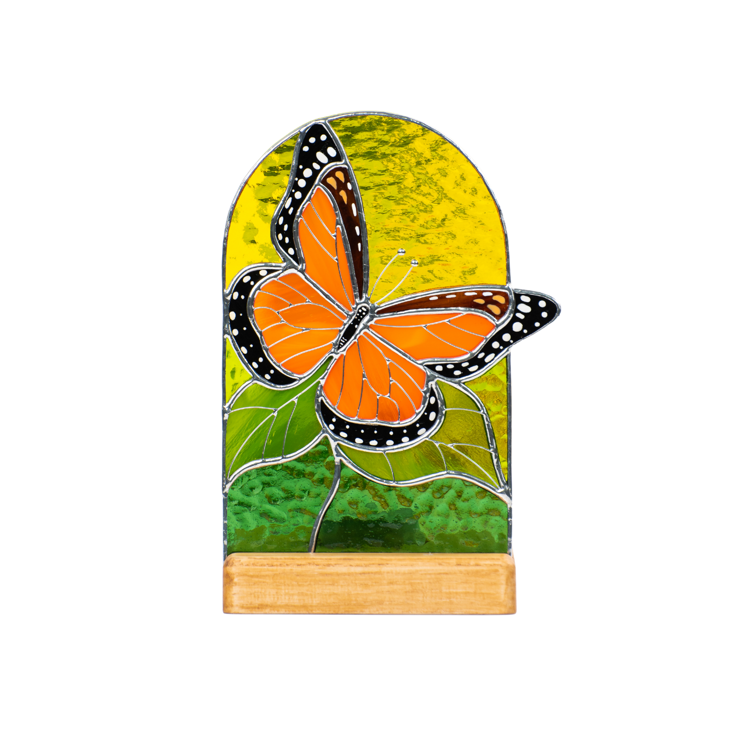 Candle-lit Monarch Butterfly Panel