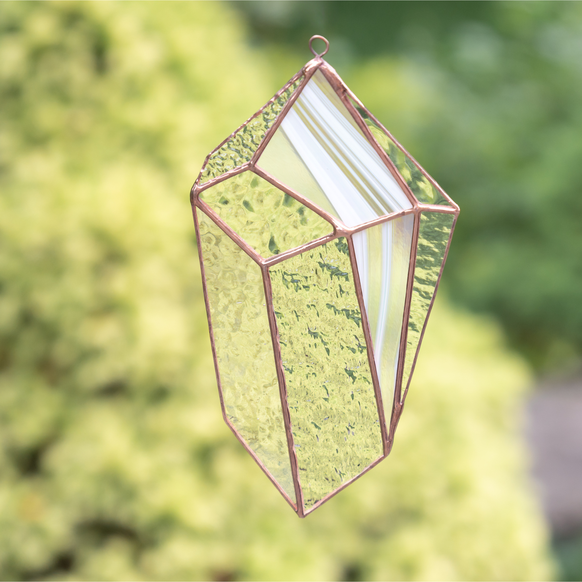 Clear Crystal - Stained Glass Suncatcher