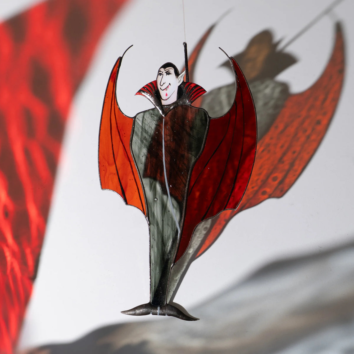 Proud Dracula - Stained Glass Suncatcher