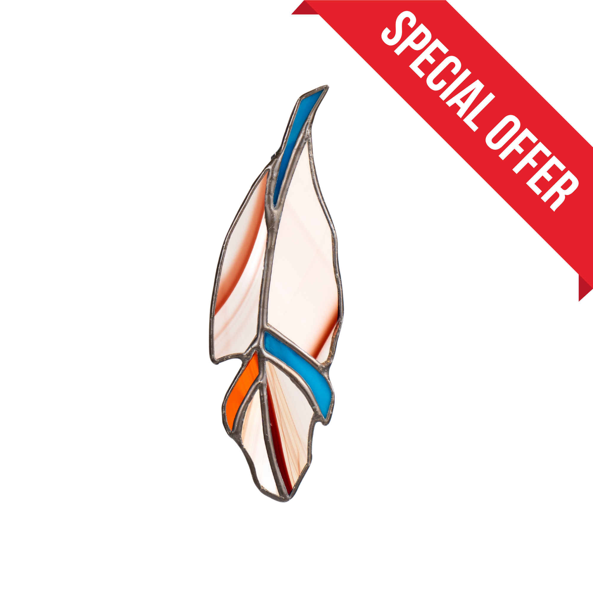 Mini Feather - Stained Glass Suncatcher