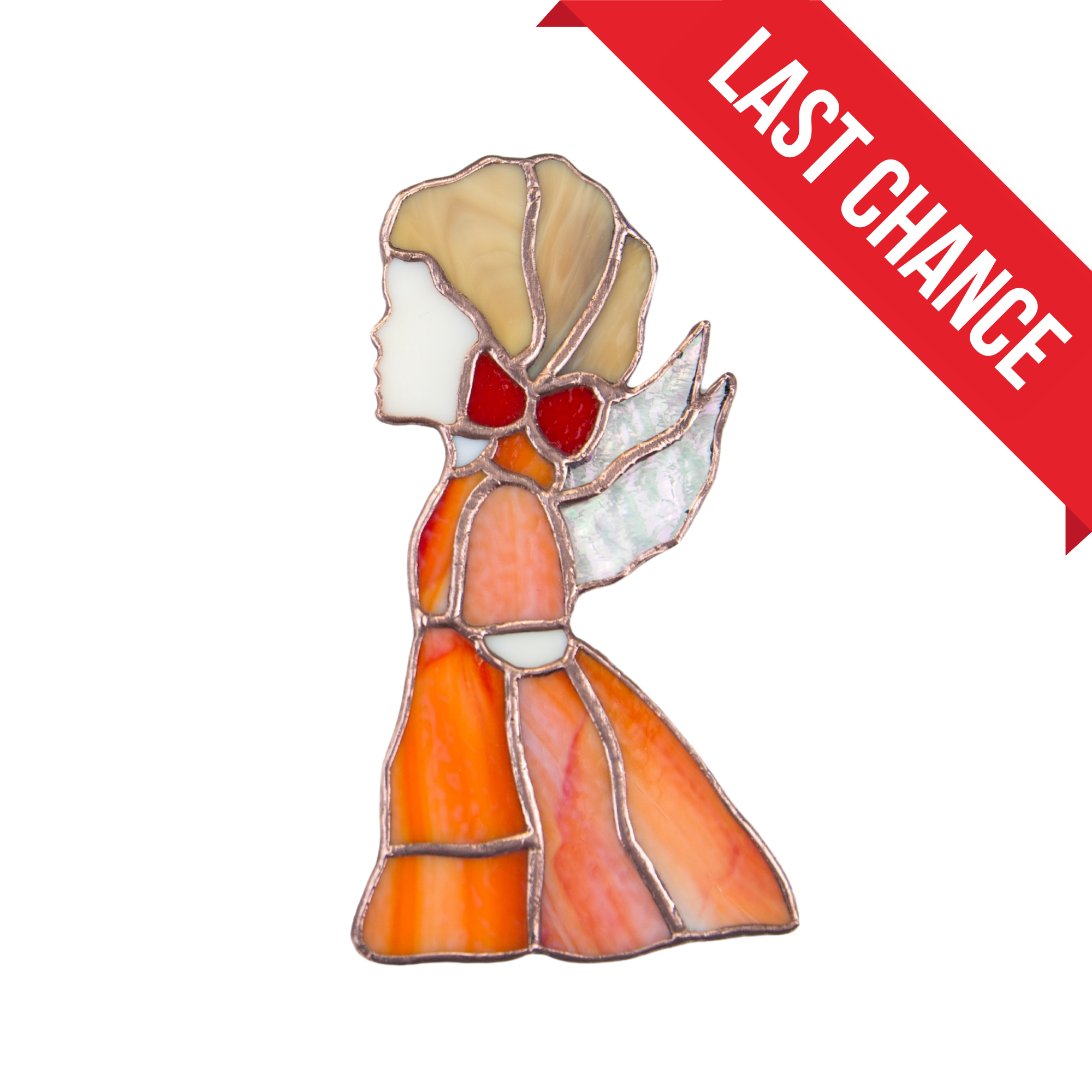 Angel Girl - Stained Glass Suncatcher