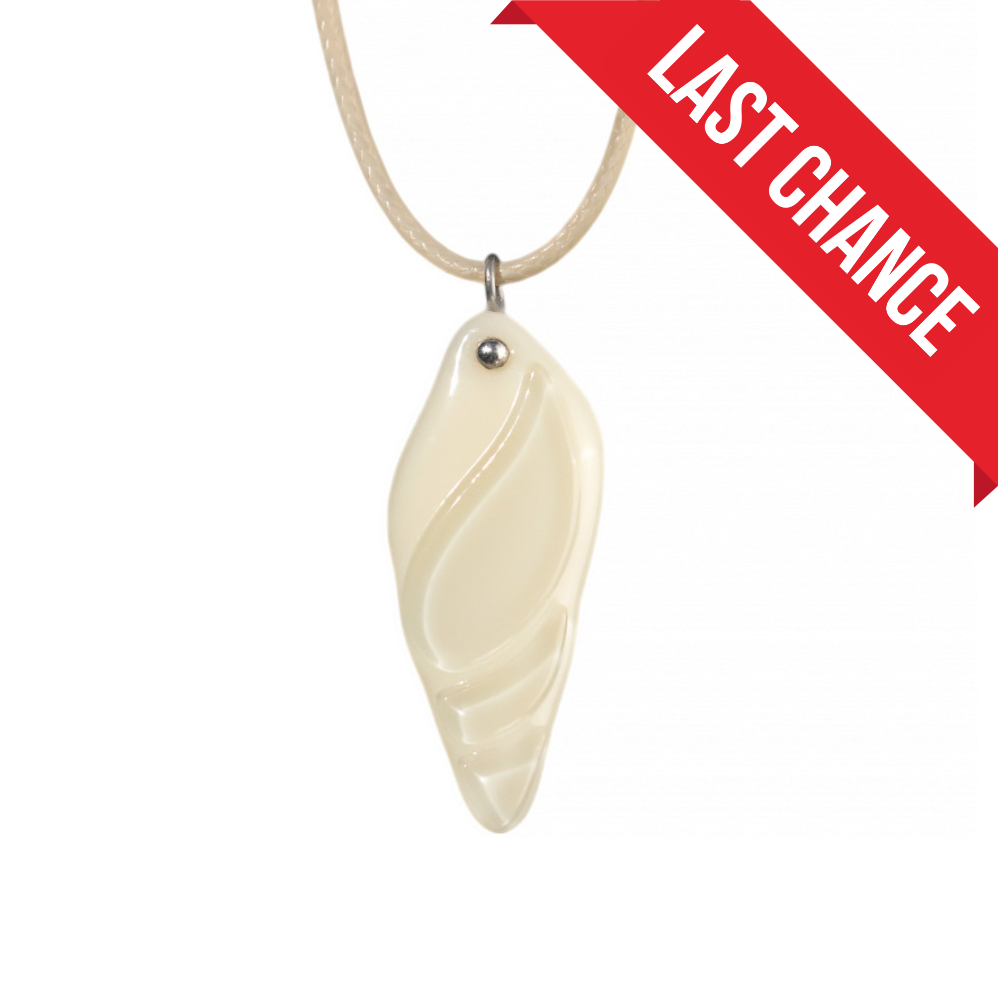 Spiral Shell - Stained Glass Necklace