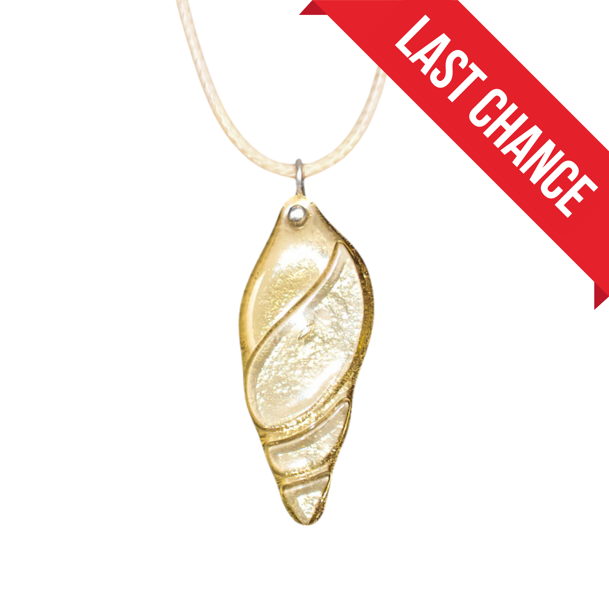 Honey Shell - Stained Glass Necklace