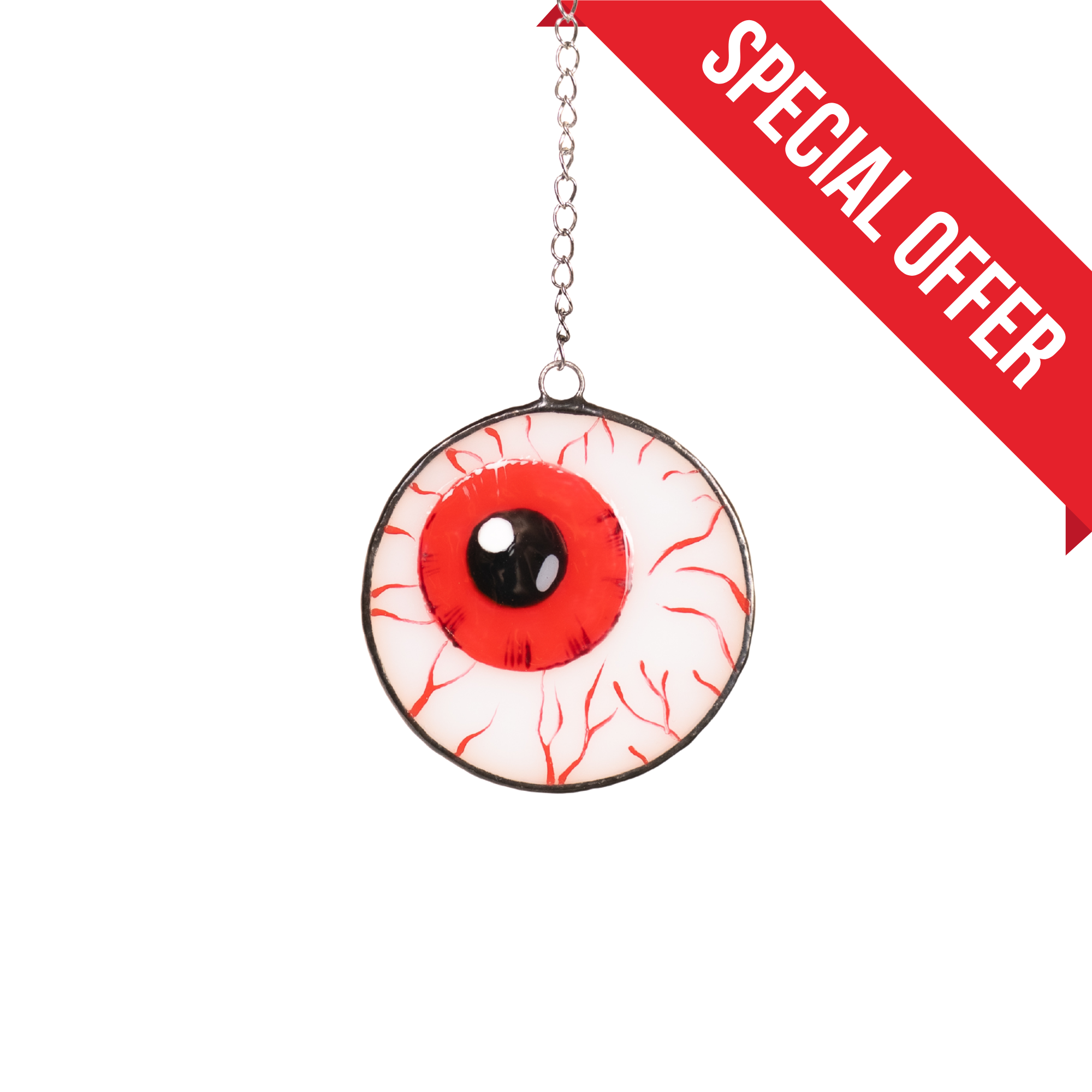 Red Eye - Stained Glass Suncatcher