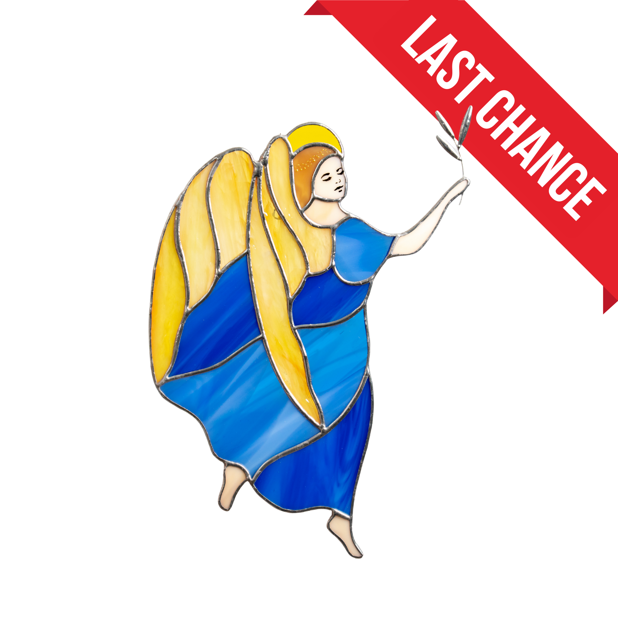 Guardian Angel Style 2 - Stained Glass Suncatcher