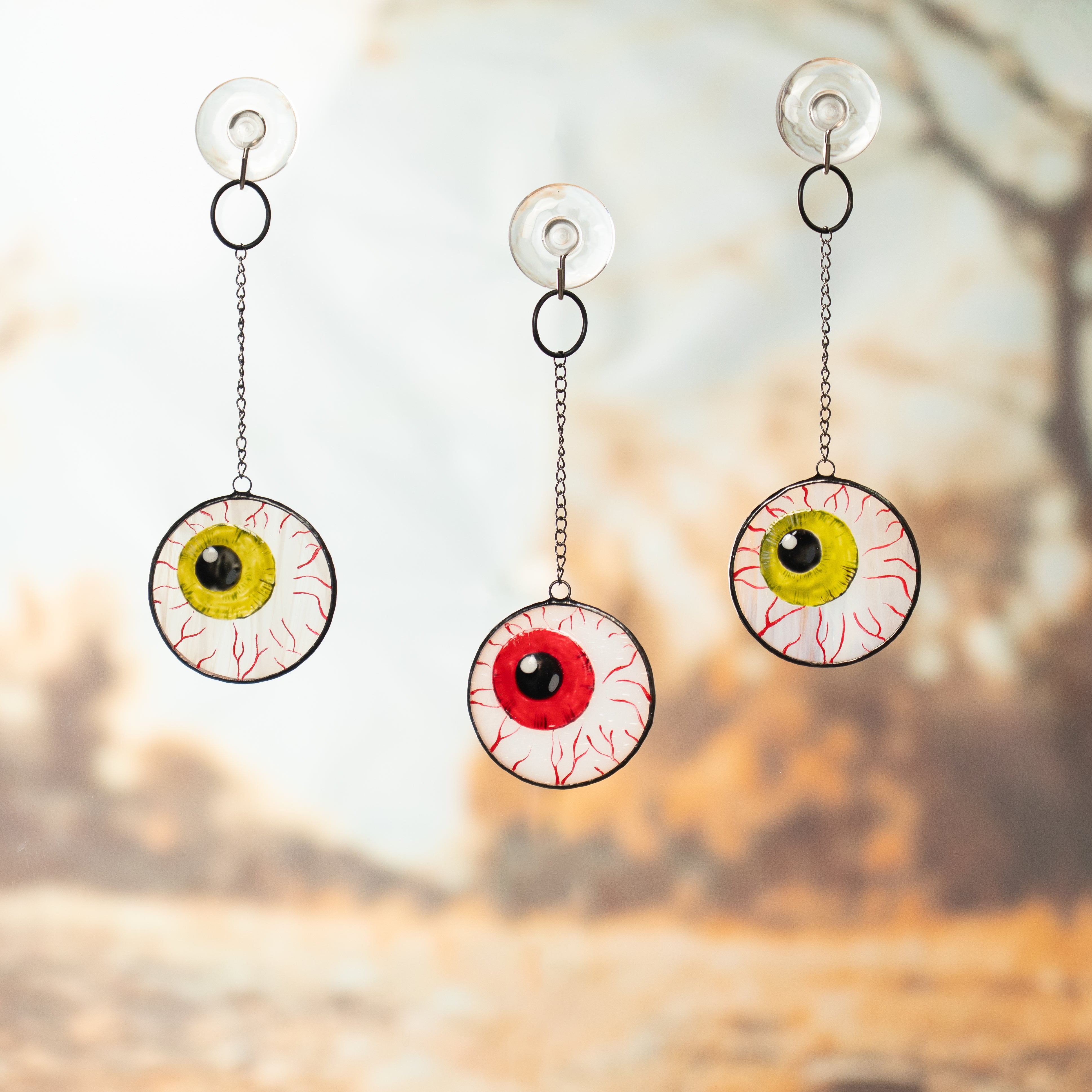 Green Eye - Stained Glass Suncatcher