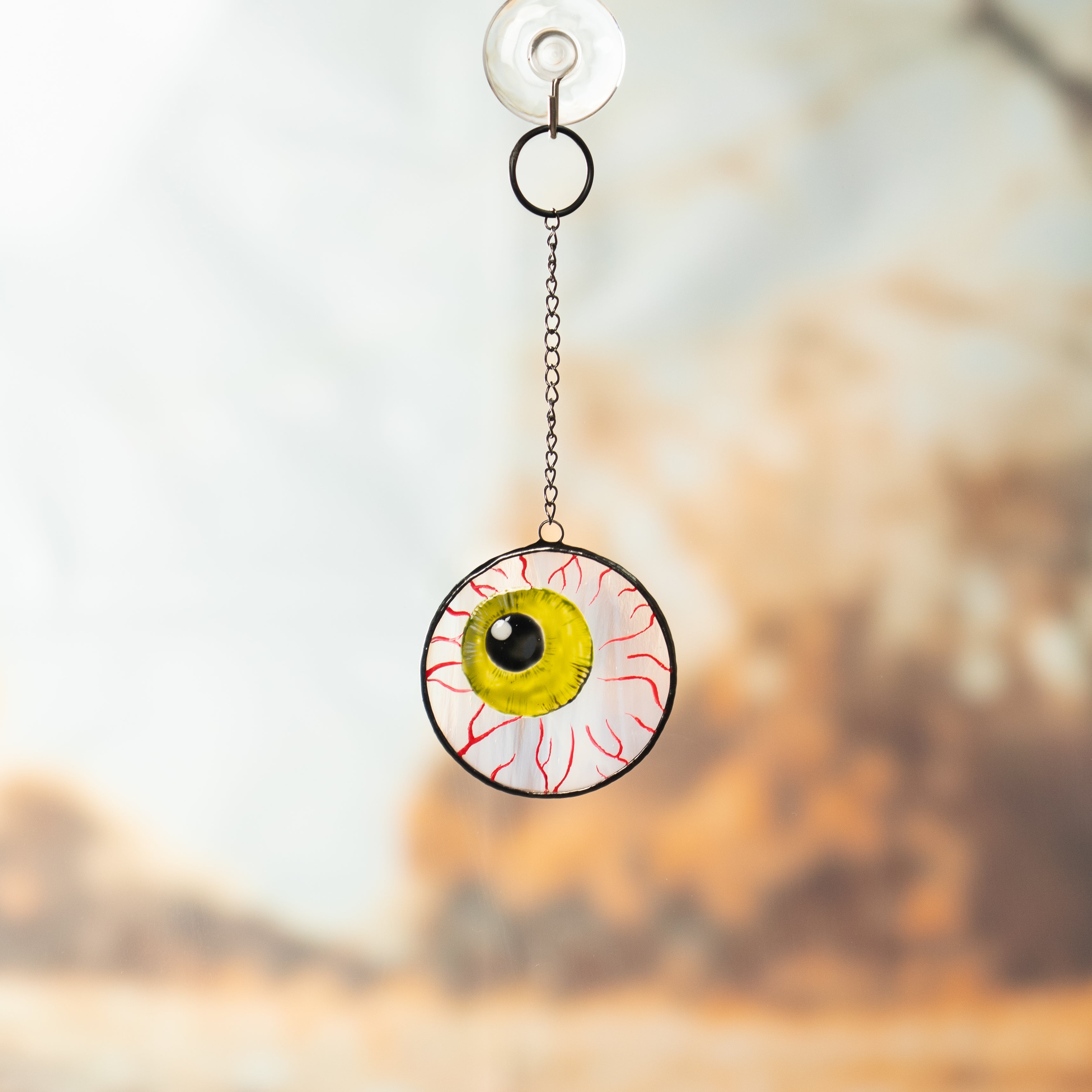 Green Eye - Stained Glass Suncatcher