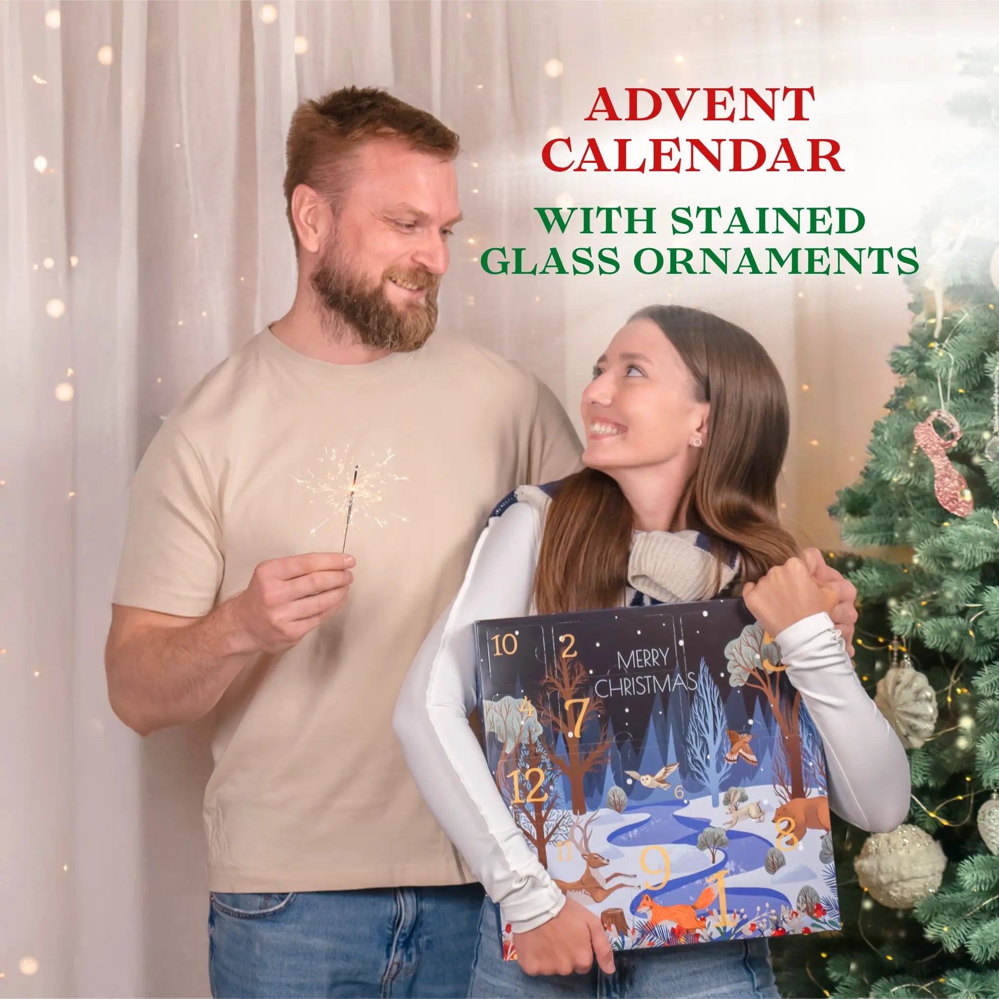 Advent Calendar - Stained Glass Holiday Gift
