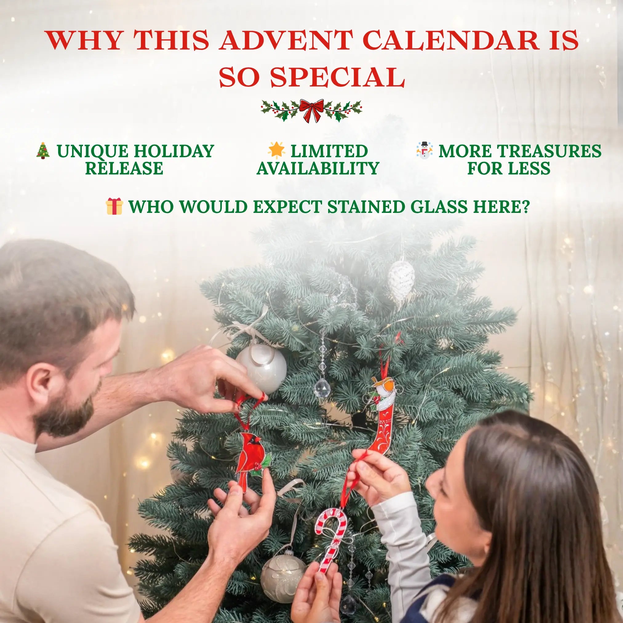 Advent Calendar - Stained Glass Holiday Gift