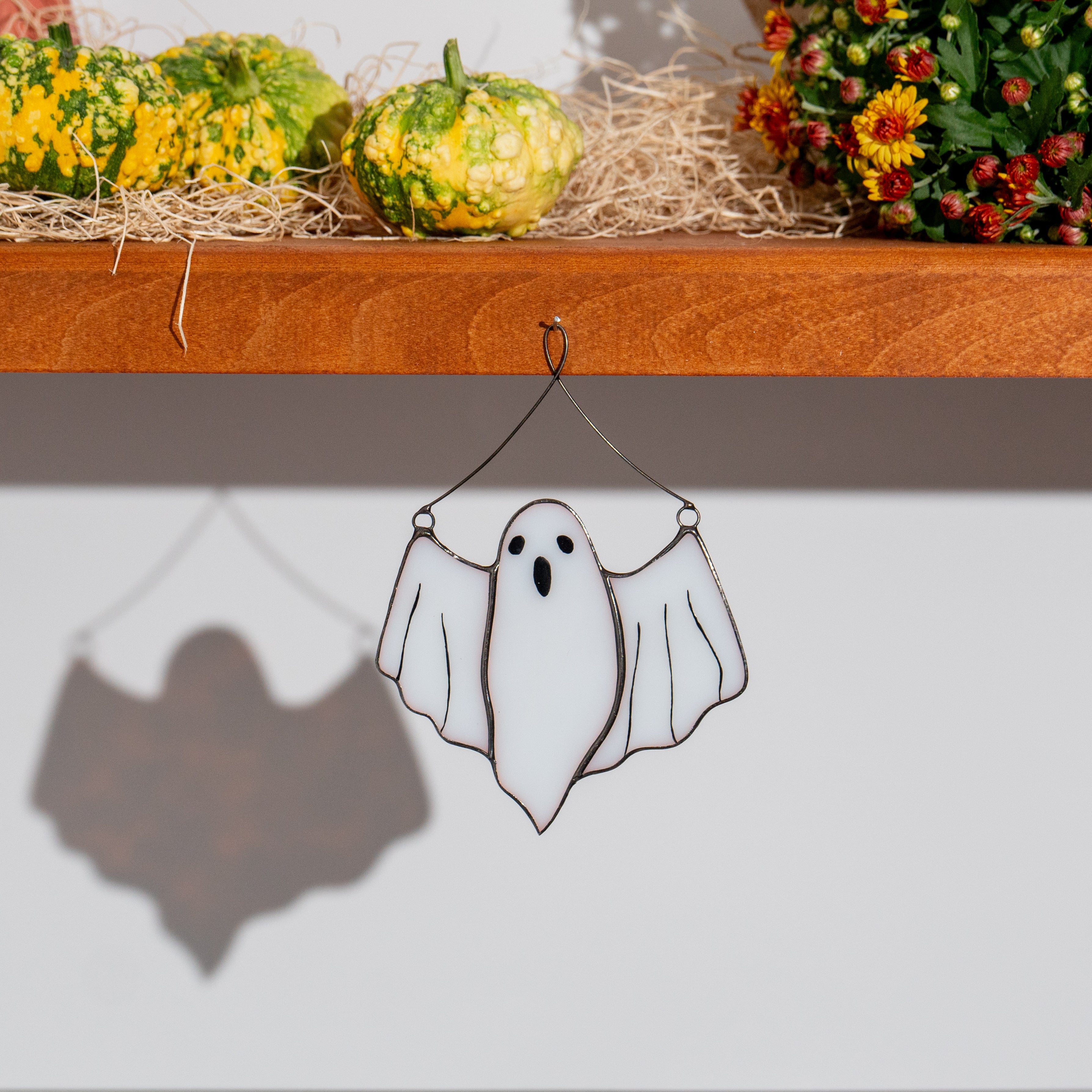 Cute Ghost - Stained Glass Suncatcher