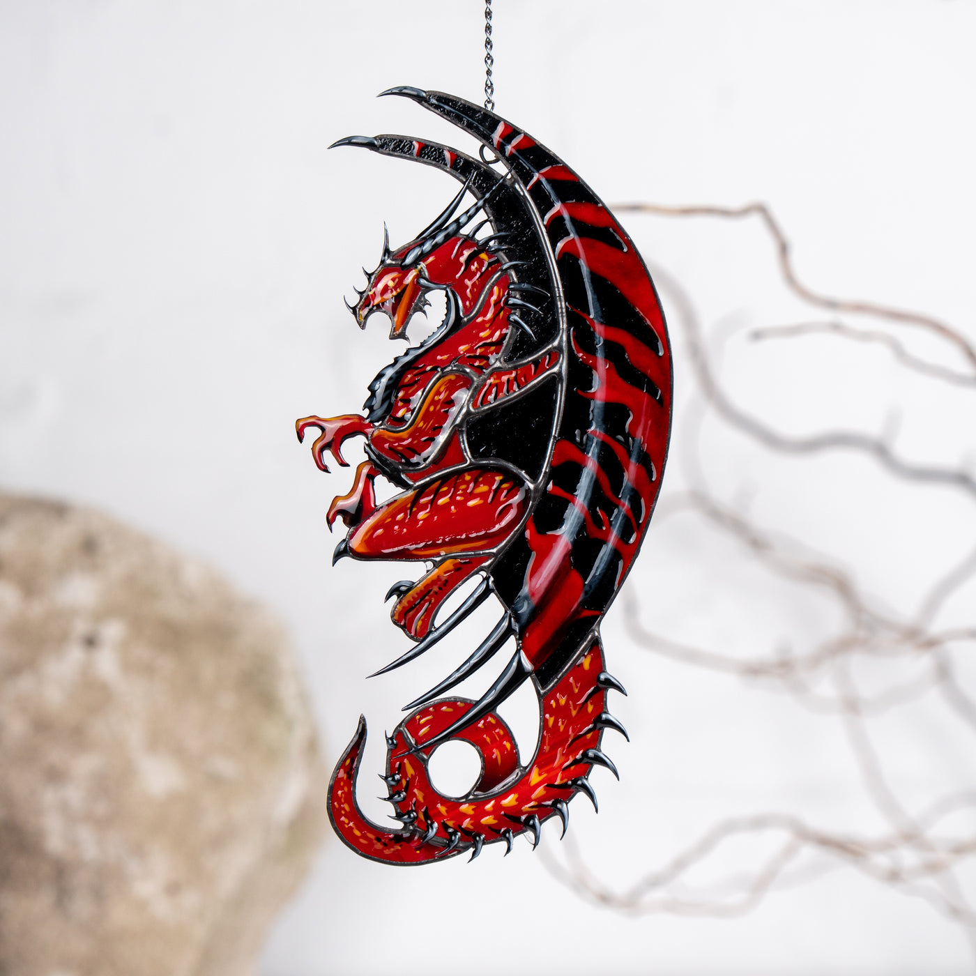 Red Dragon Suncatcher