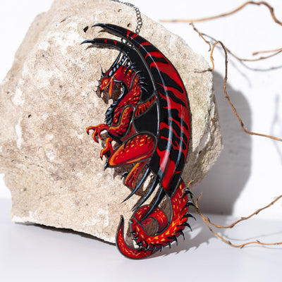 Red Dragon Suncatcher