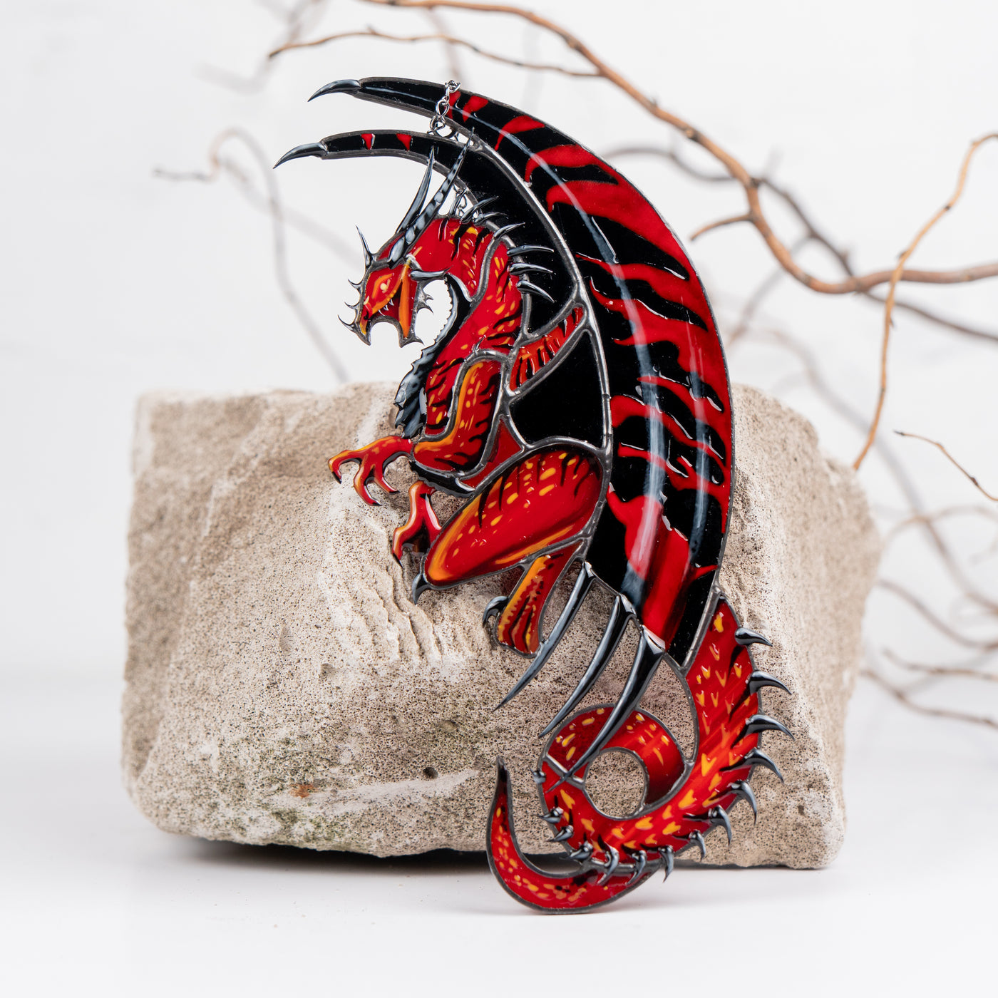 Red Dragon Suncatcher