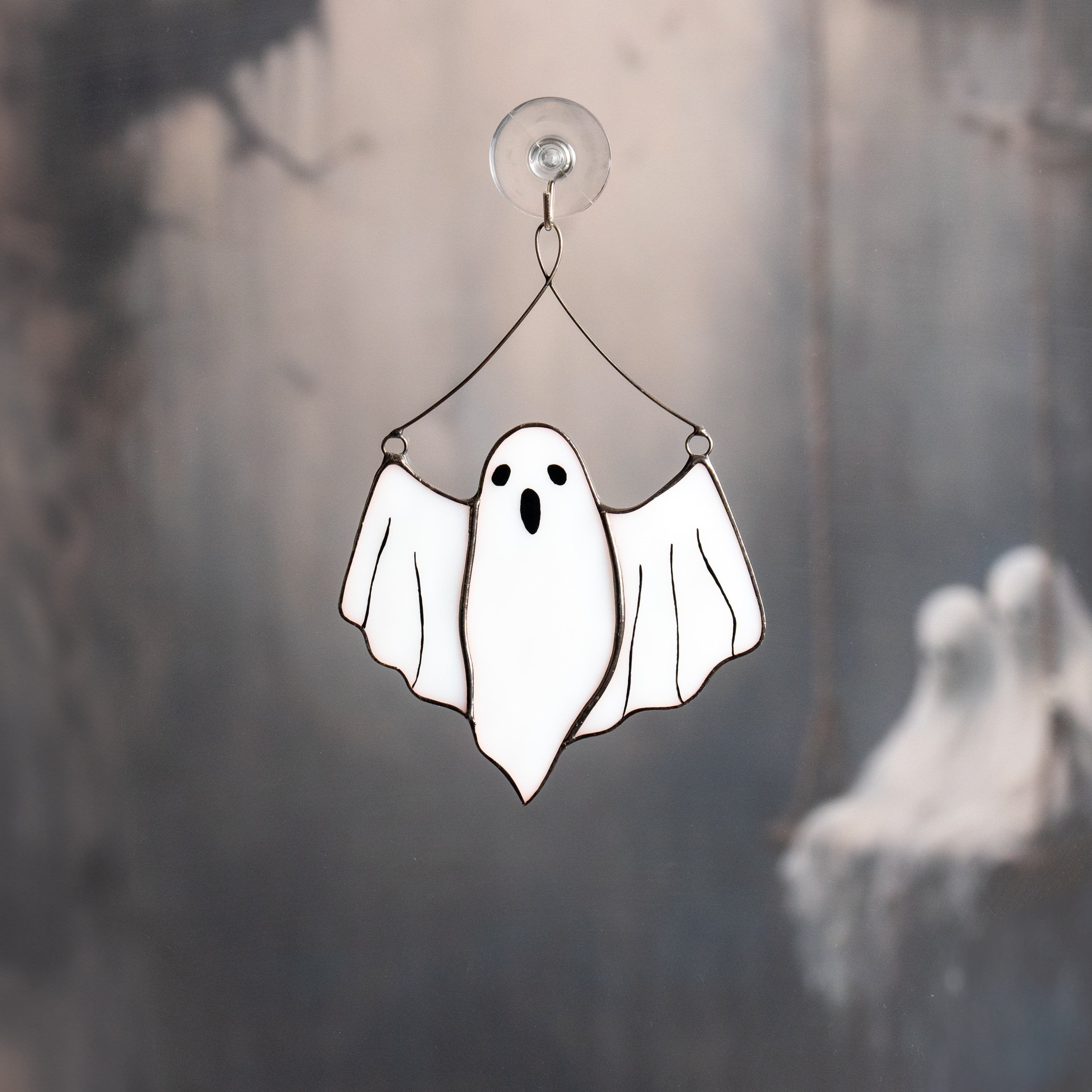 Cute Ghost - Stained Glass Suncatcher
