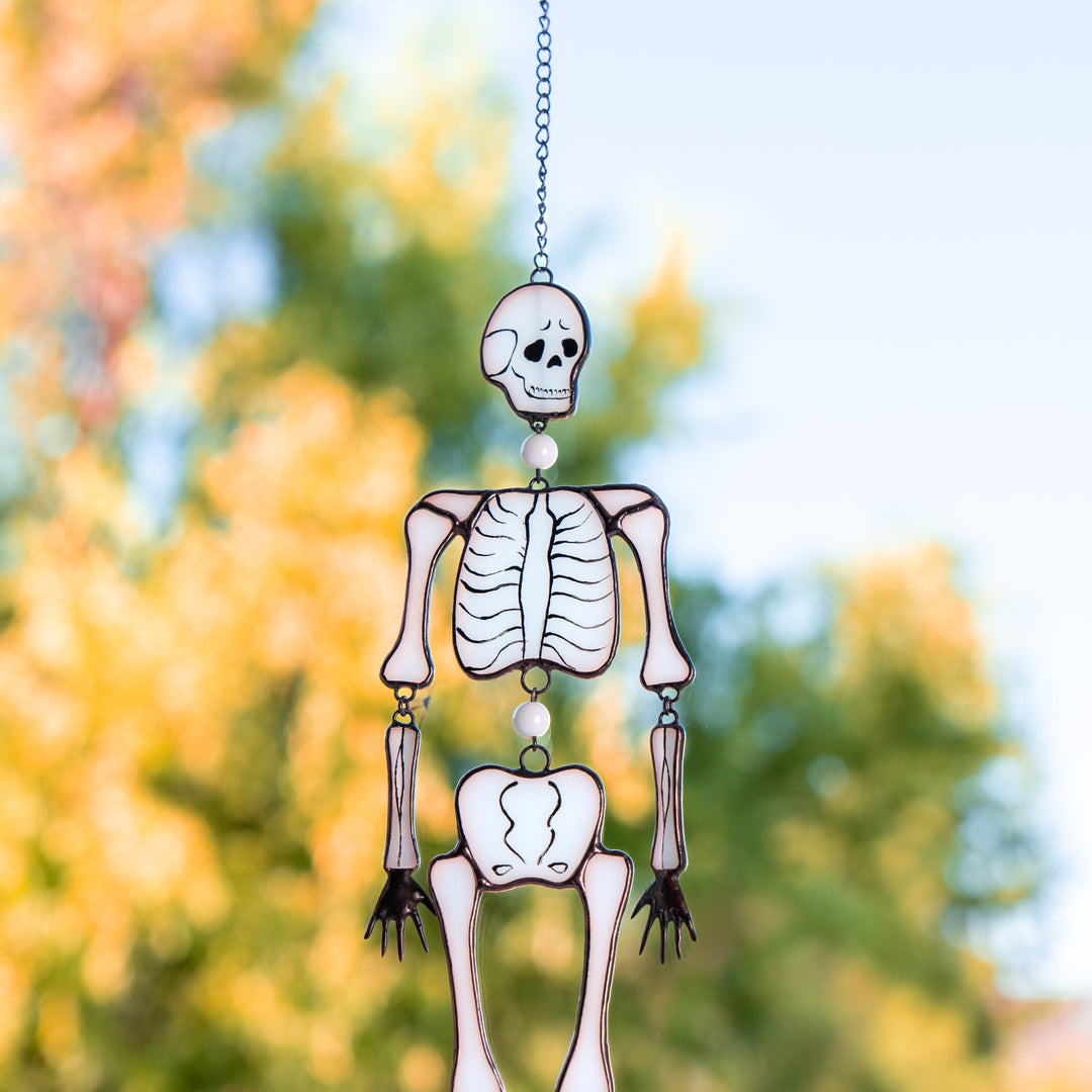 Halloween store skeleton hand Suncatcher