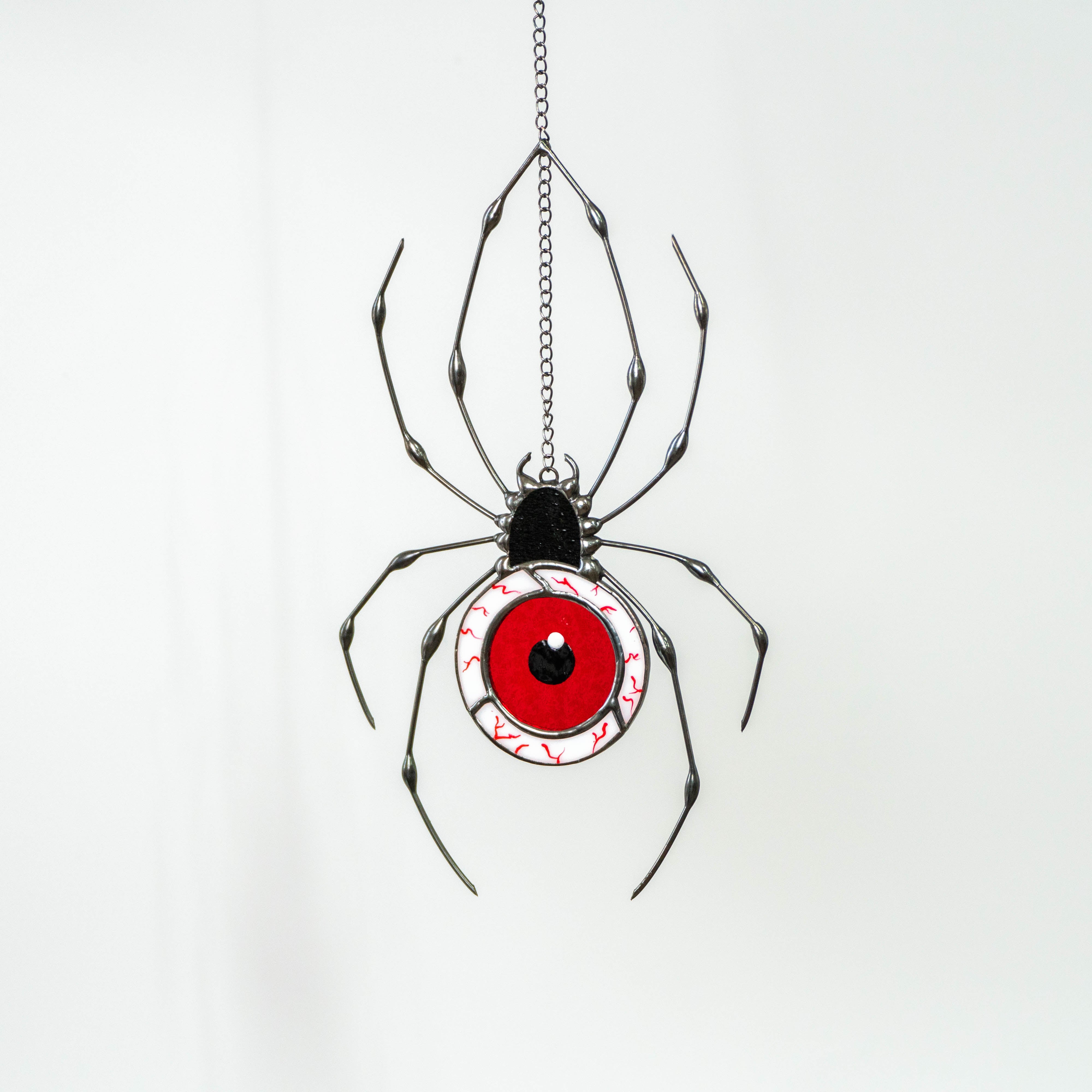 Red-eye Spider - Stained Glass Suncatcher