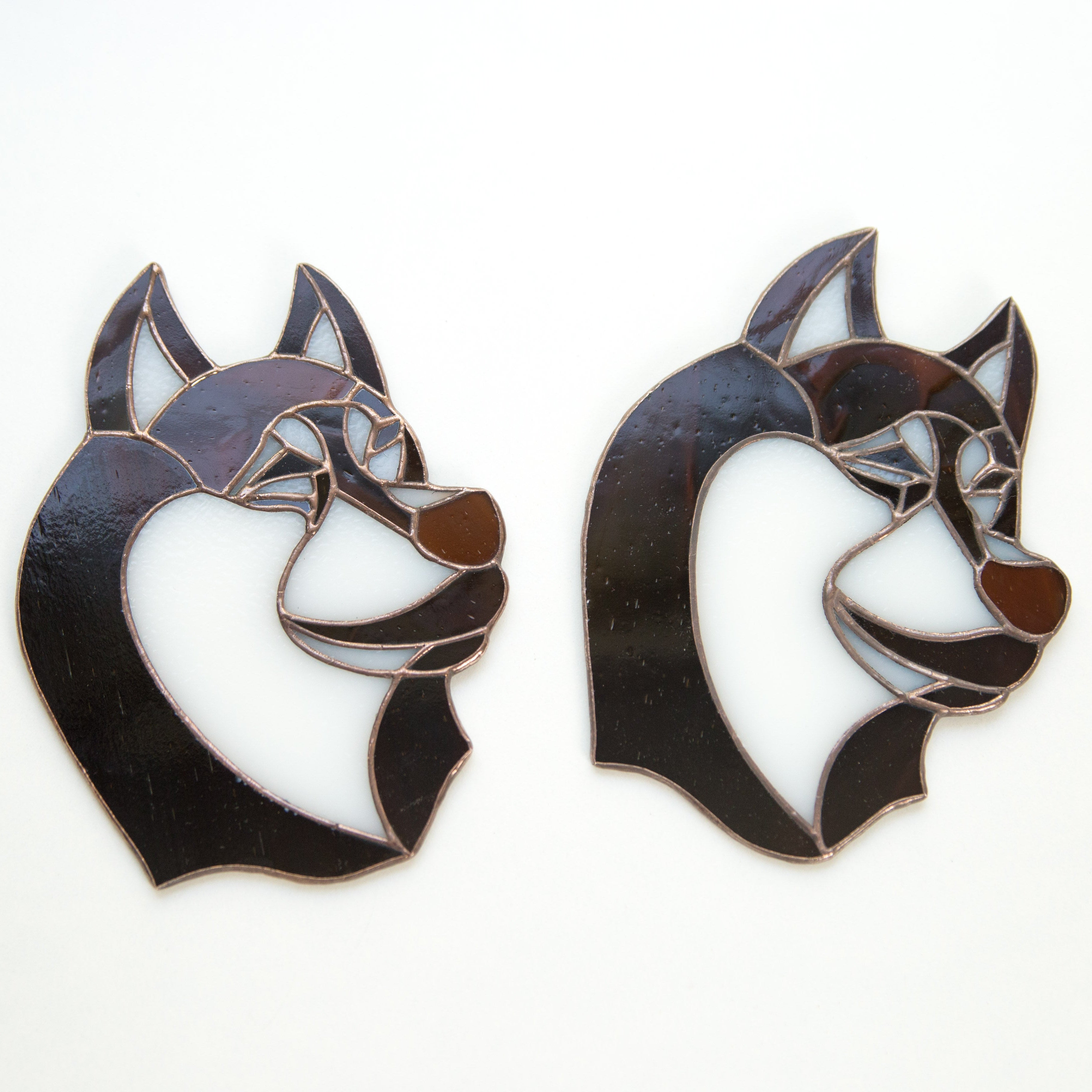 Akela Dog - Stained Glass Suncatcher