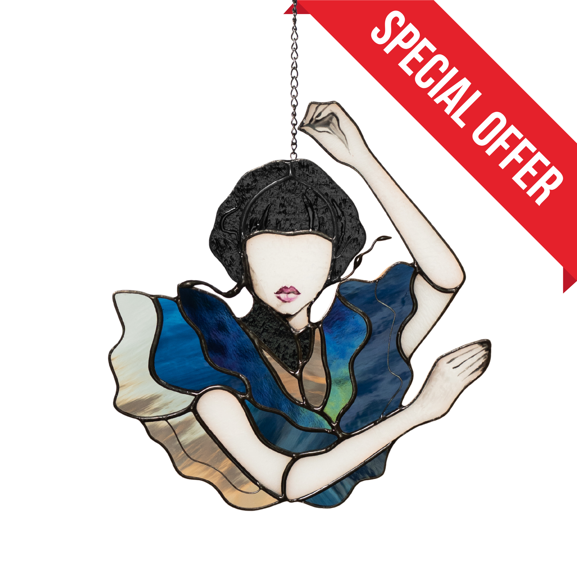 Dancing Girl - Movie Stained Glass Suncatcher