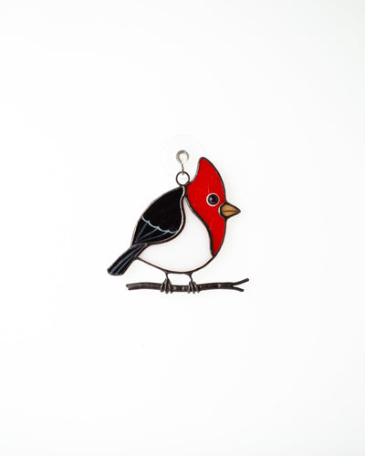Woodpecker - Stained Glass Bird